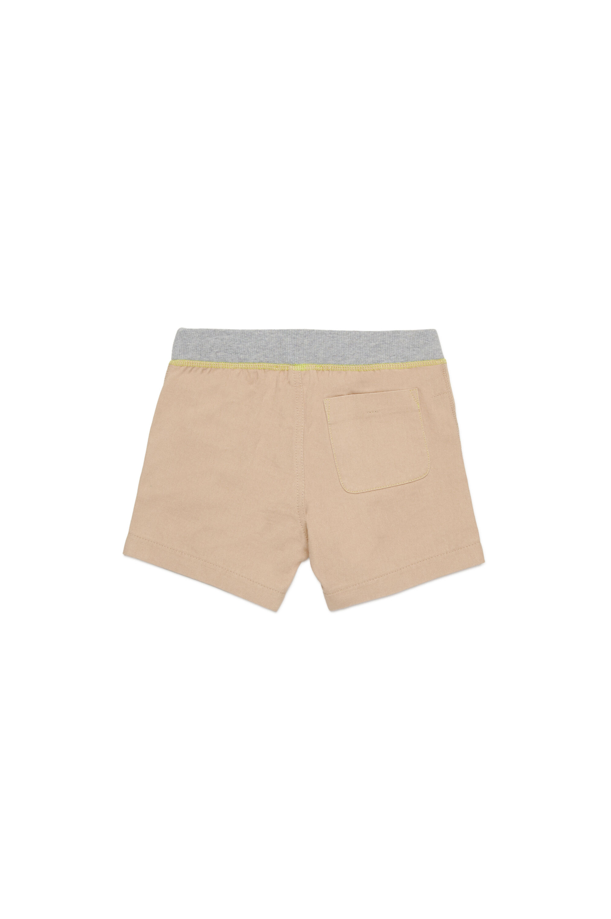 Diesel - POLFIB, Pantalones cortos de punto de jersey y gabardina Hombre in Gris - 2