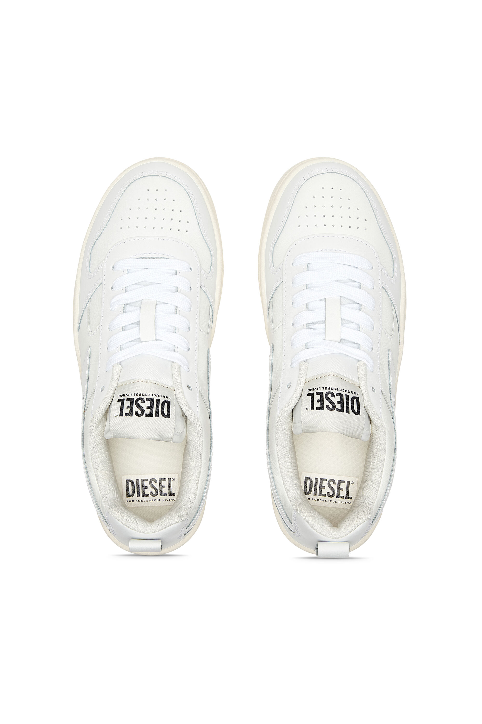 Diesel - S-UKIYO V2 LOW W, Woman's S-Ukiyo V2 Low W - Low-top sneakers with D branding in White - 4