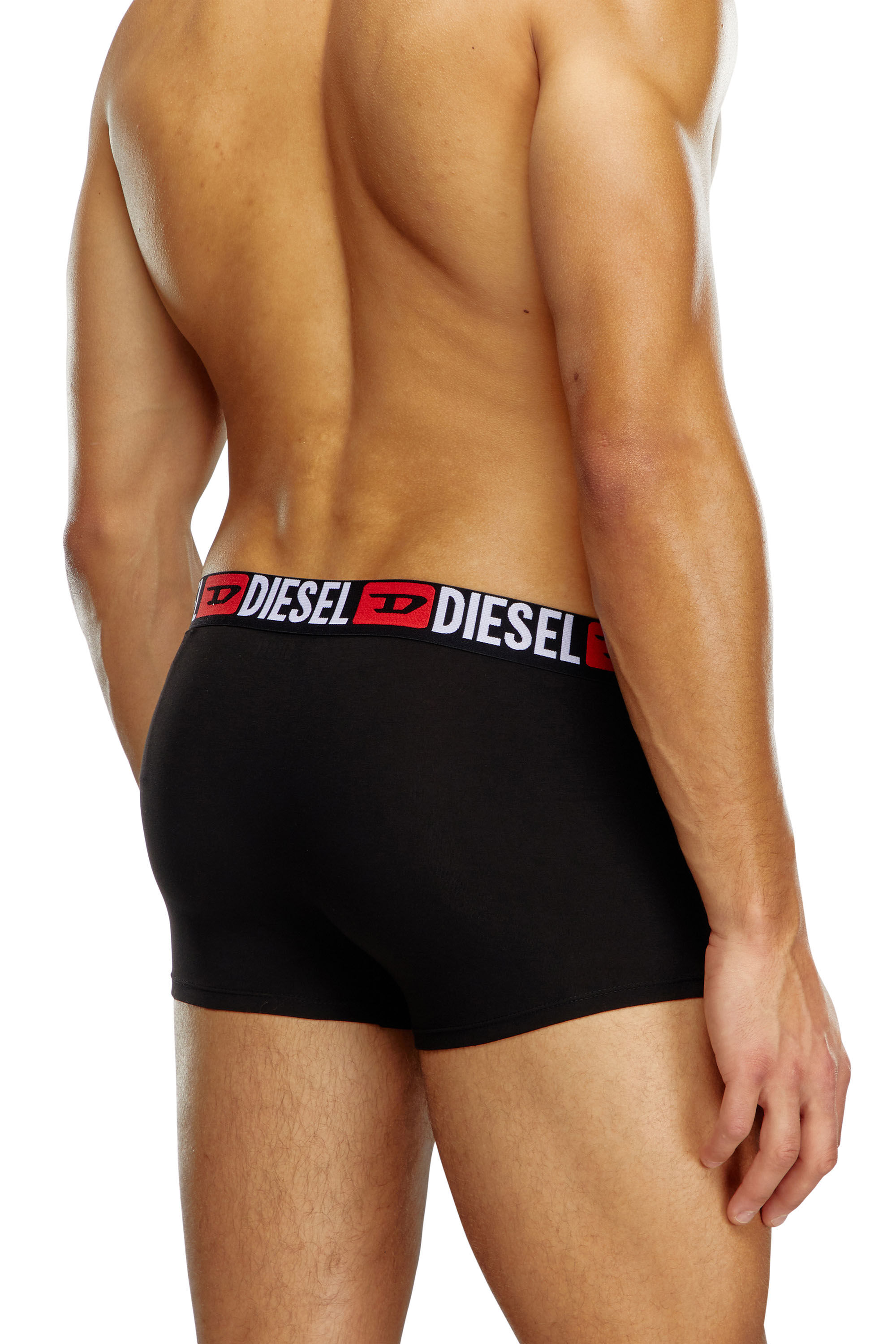 Diesel - UMBX-DAMIENTHREEPACK, Hombre Set de tres calzoncillos bóxer con logotipo en la cintura in Negro - Image 3