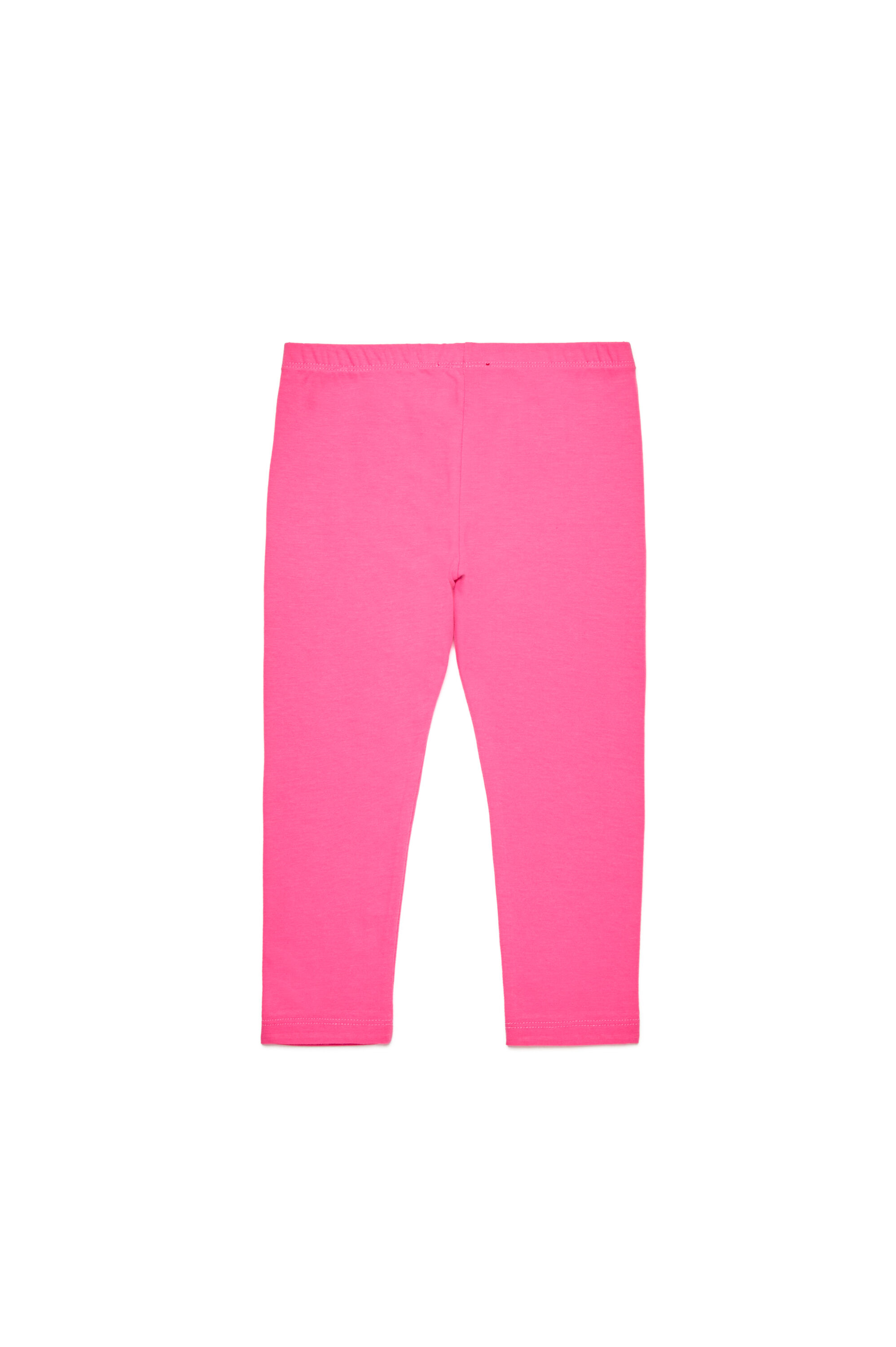 Diesel - PANB, Woman's Cotton pants with logo print in Pink - 2