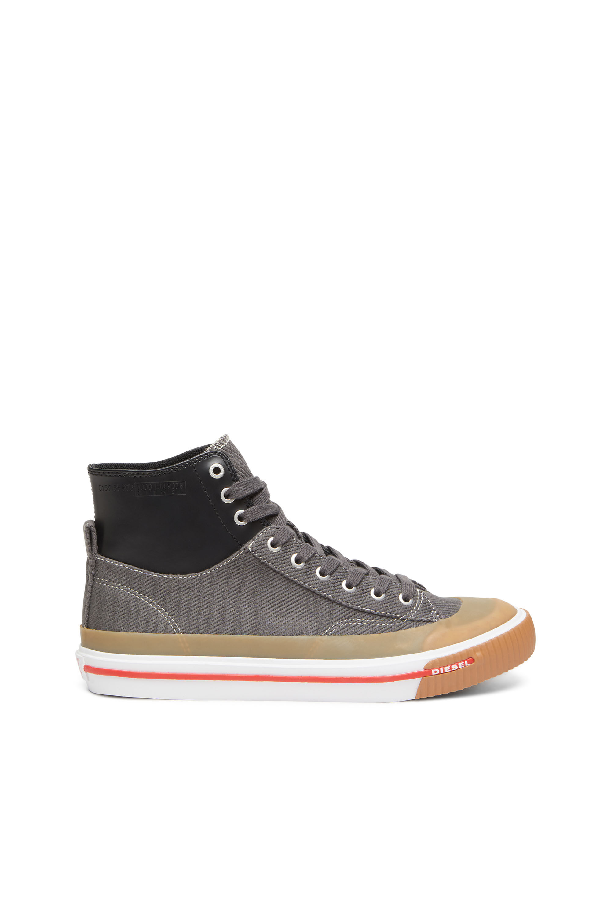 【大人気】DIESEL Athos S ハイトップ スニーカー Men's S-Athos Zip-High-top sneakers in premium leather