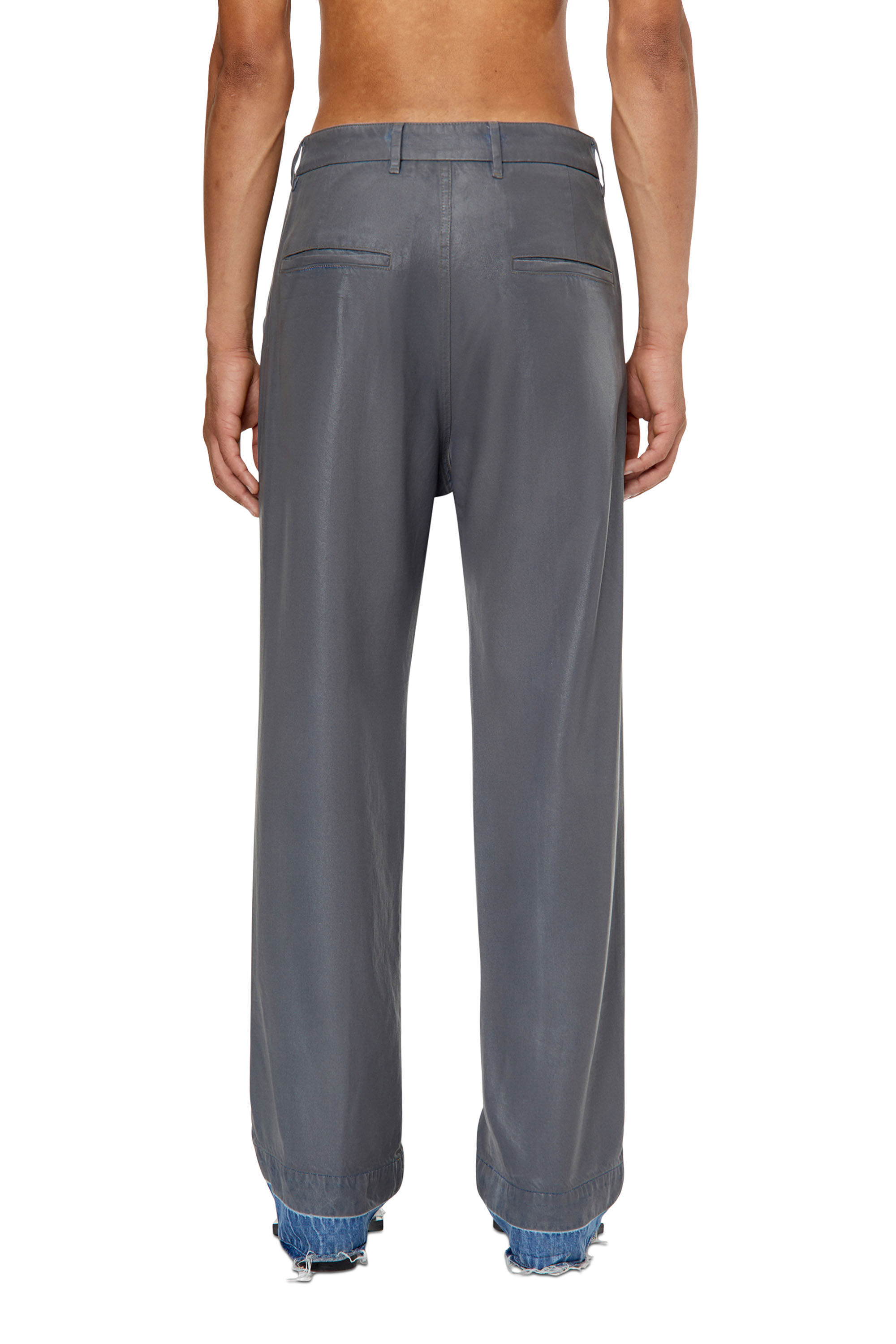 Diesel - D-Chino-Work 0LICK Straight Jeans, Grey - Image 4