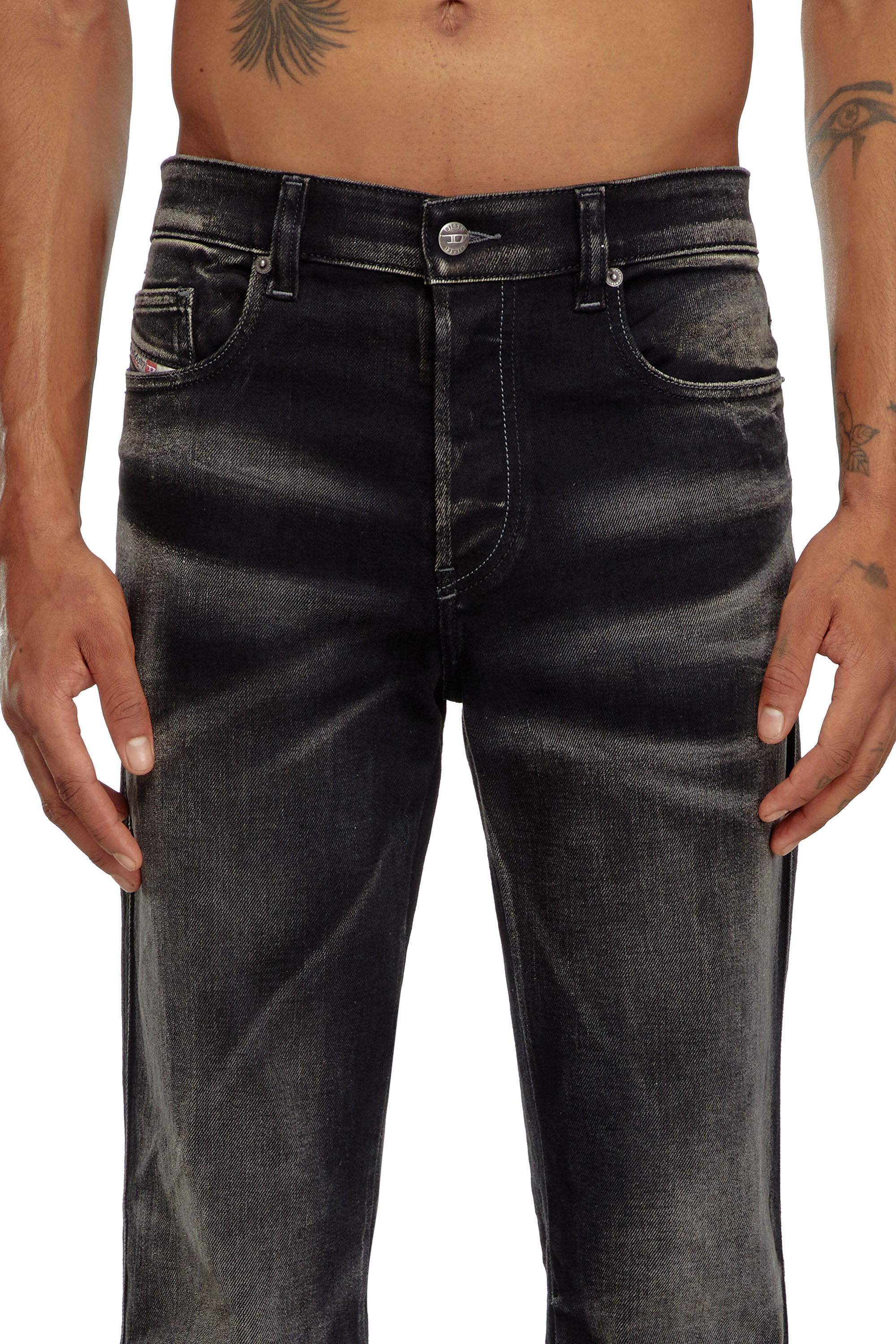 Diesel - Hombre Bootcut Jeans 1998 D-Buck 09J53, Negro/Gris oscuro - Image 5