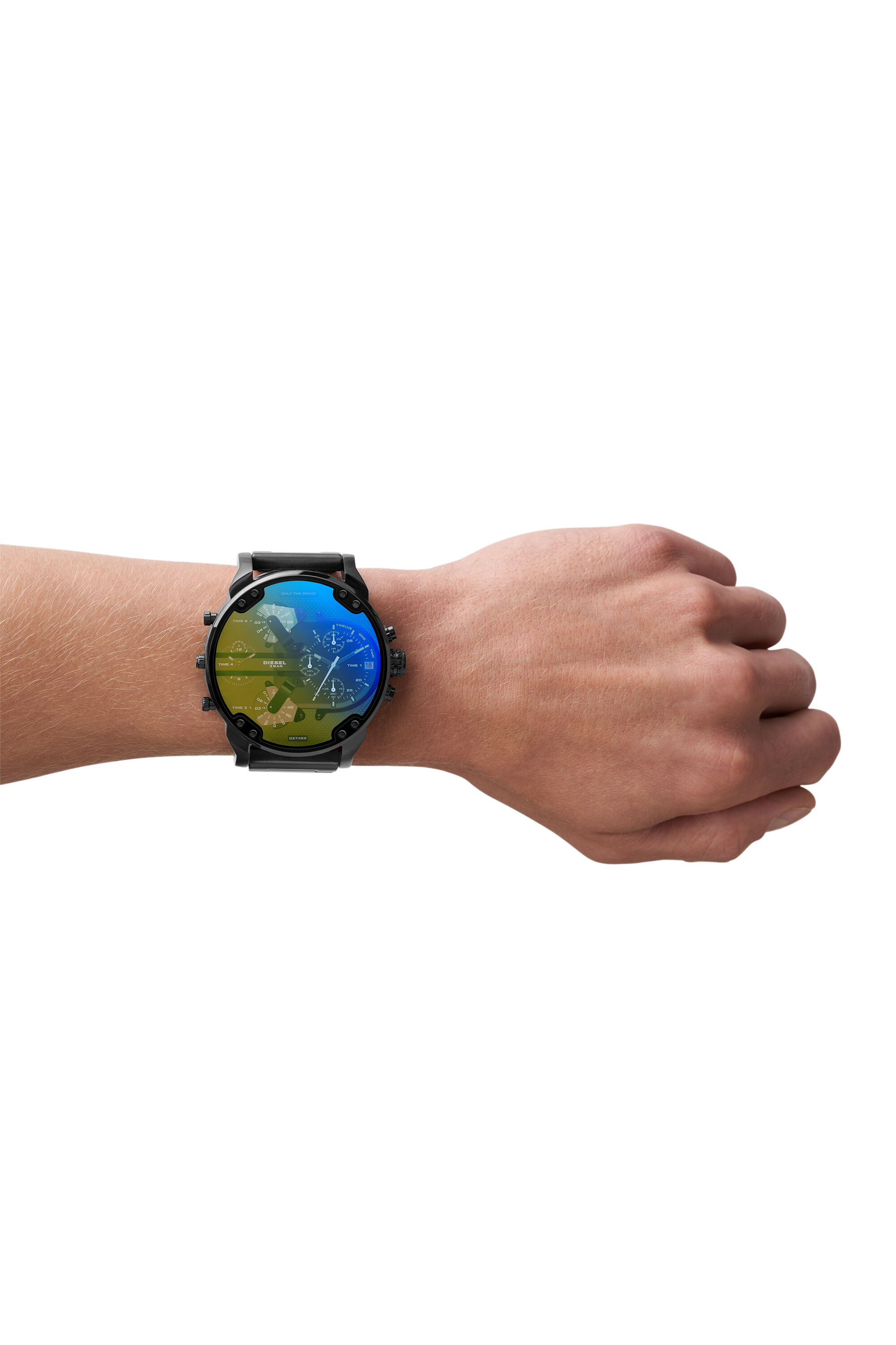 Diesel - DZ7460, Reloj Mr. Daddy 2.0 gris plomo grabado Hombre in Negro - 4