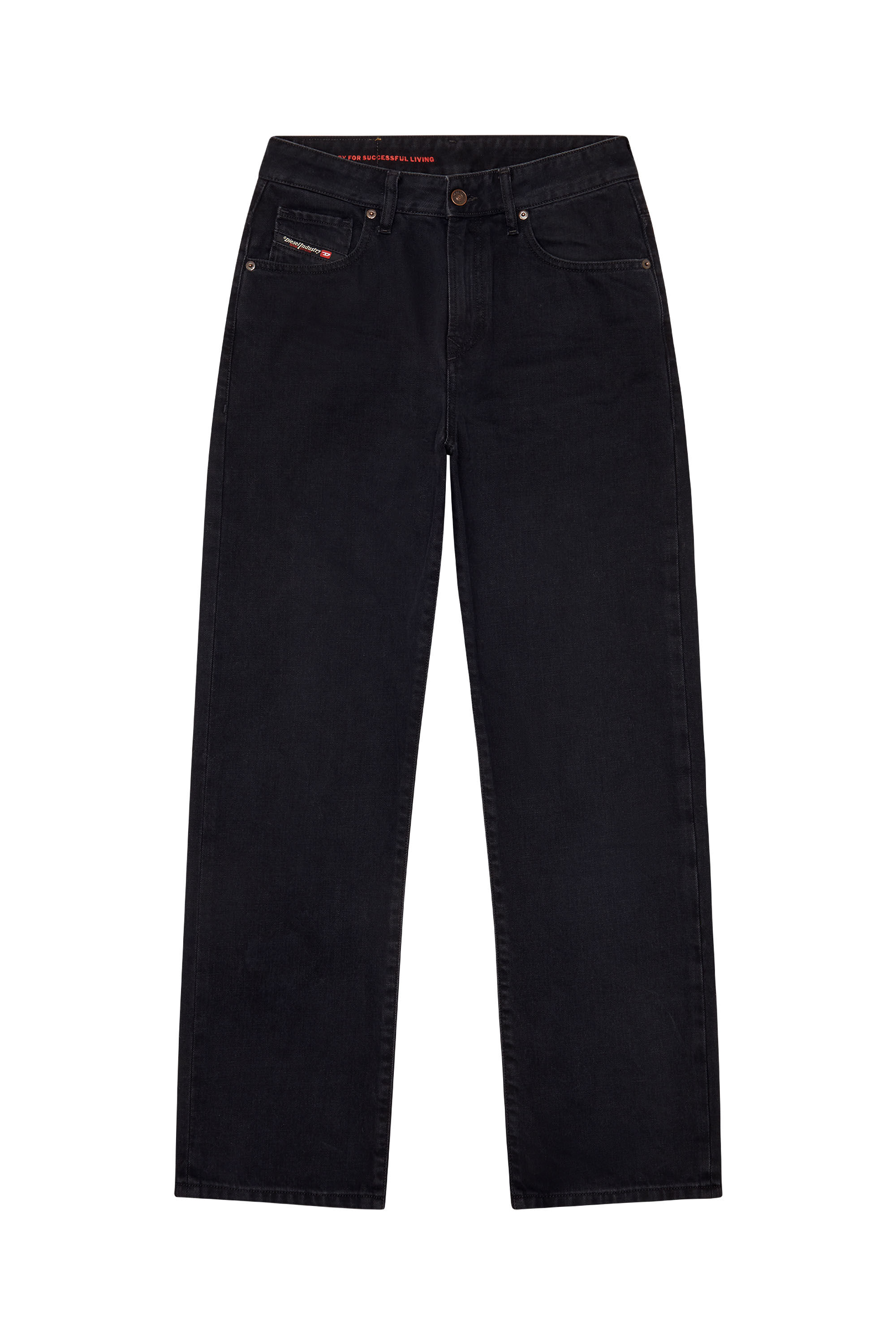 Diesel - 1999 Z09RL Straight Jeans, Negro/Gris oscuro - Image 2