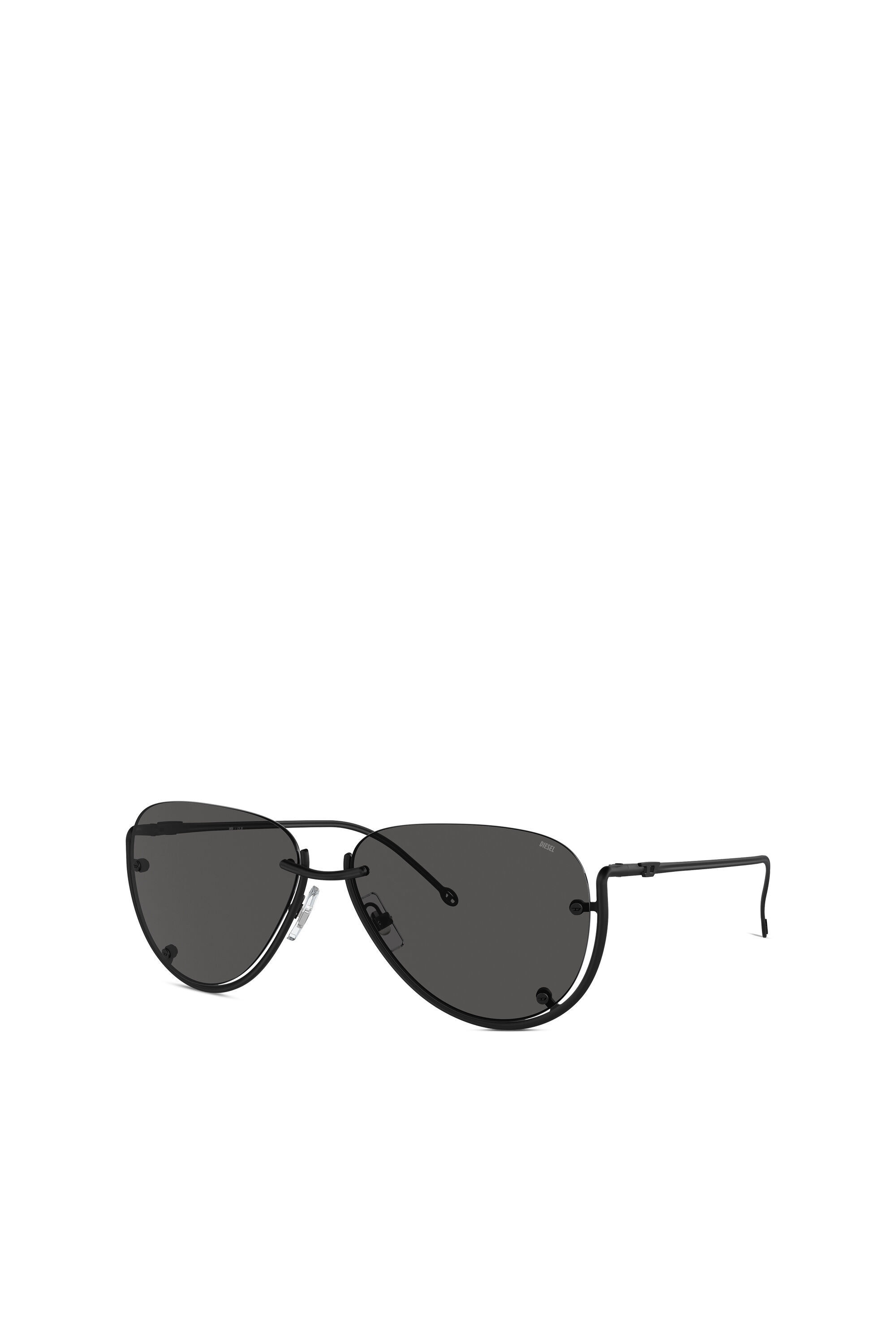 DIESEL サングラス LX1003 00LEN Women's Pilot model sunglasses | Black | Diesel