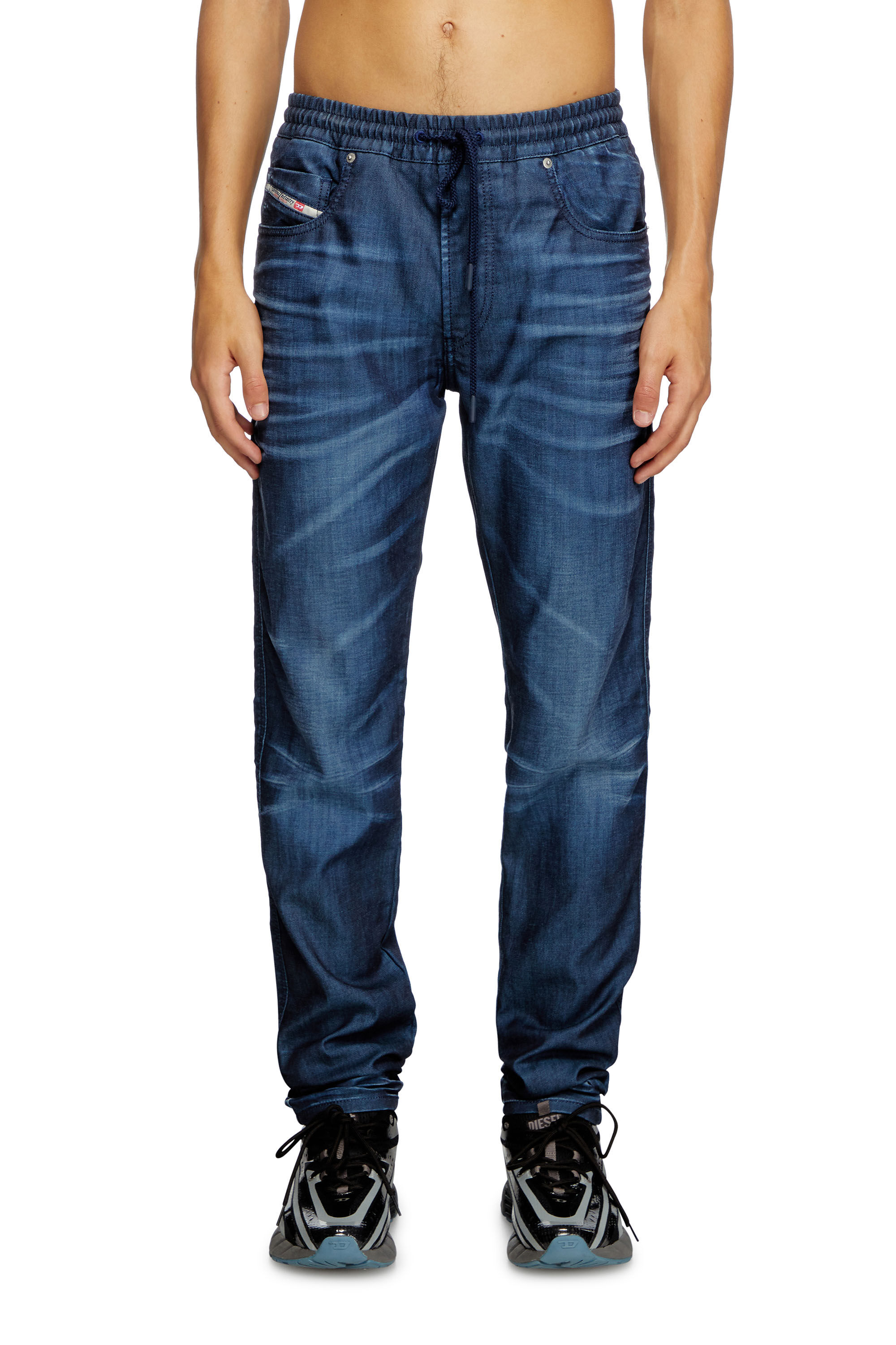 Diesel - Man's Slim 2060 D-Strukt Joggjeans® 068PY, Dark Blue - 3