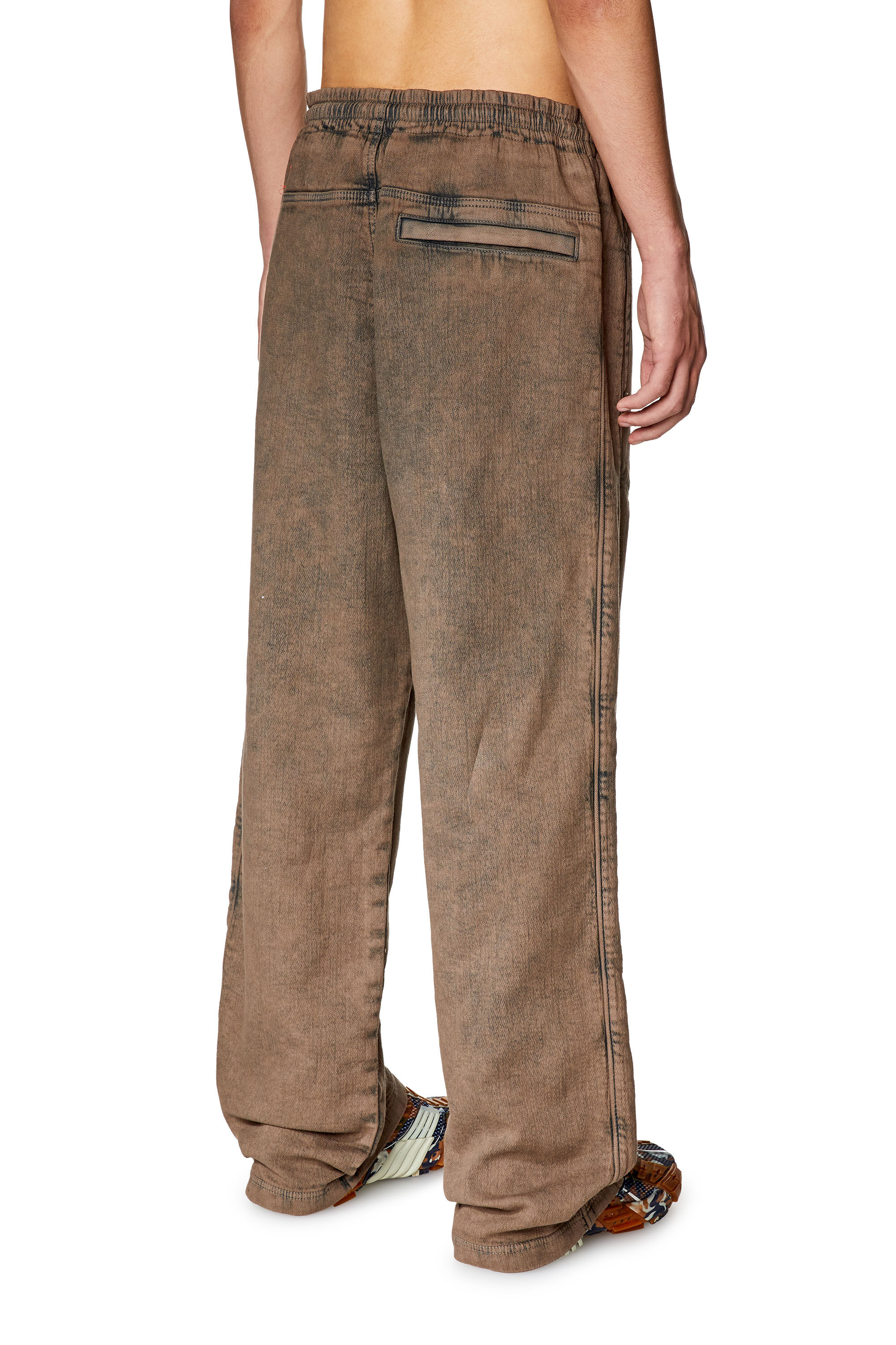 Diesel - Straight D-Martians Track Denim 09H04, Straight D-Martians Track Denim Unisex in Marrón - 4