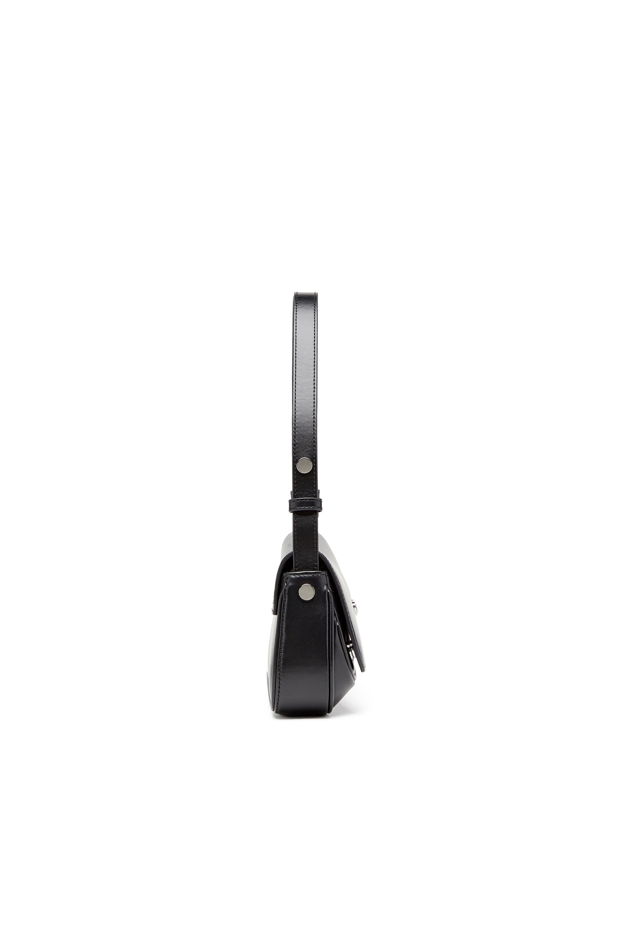 Diesel - PLAY CLUTCH, Play-Bolso de hombro de cuero semibrillante Mujer in Negro - 4
