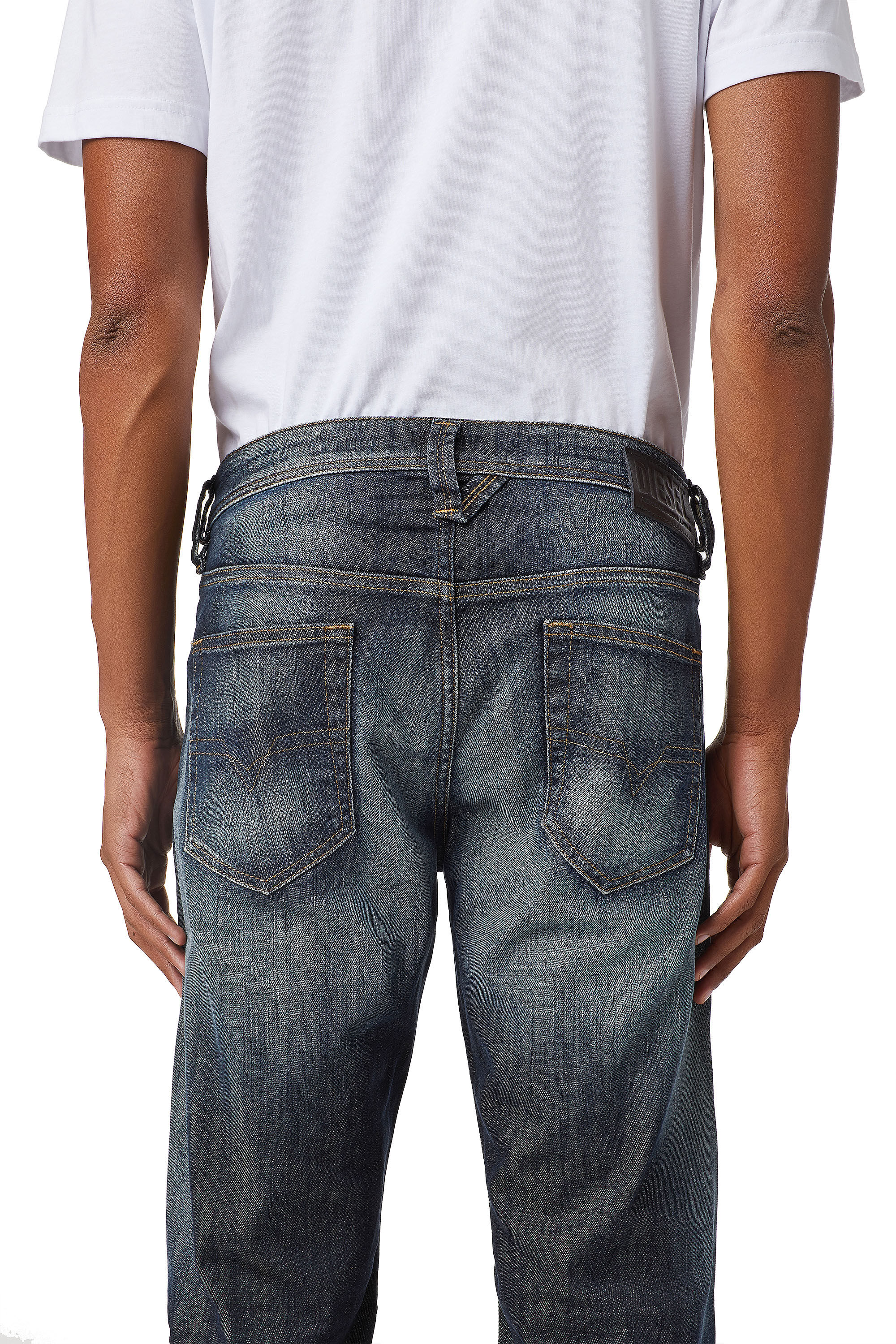 Diesel - Larkee 009EP Straight Jeans, Azul Oscuro - Image 7