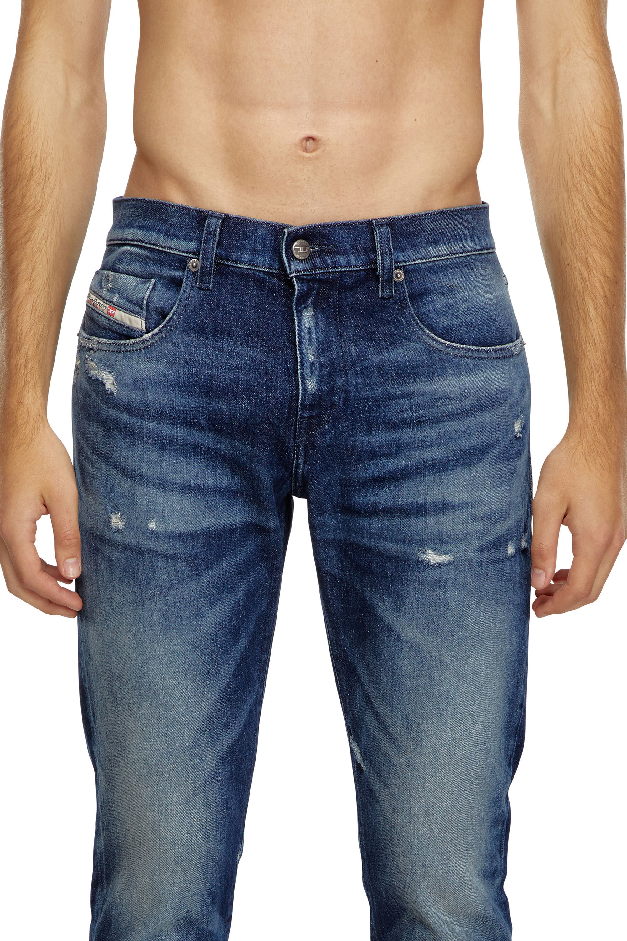 Diesel - Hombre Slim Jeans 2019 D-Strukt 09J56, Azul Oscuro - Image 5