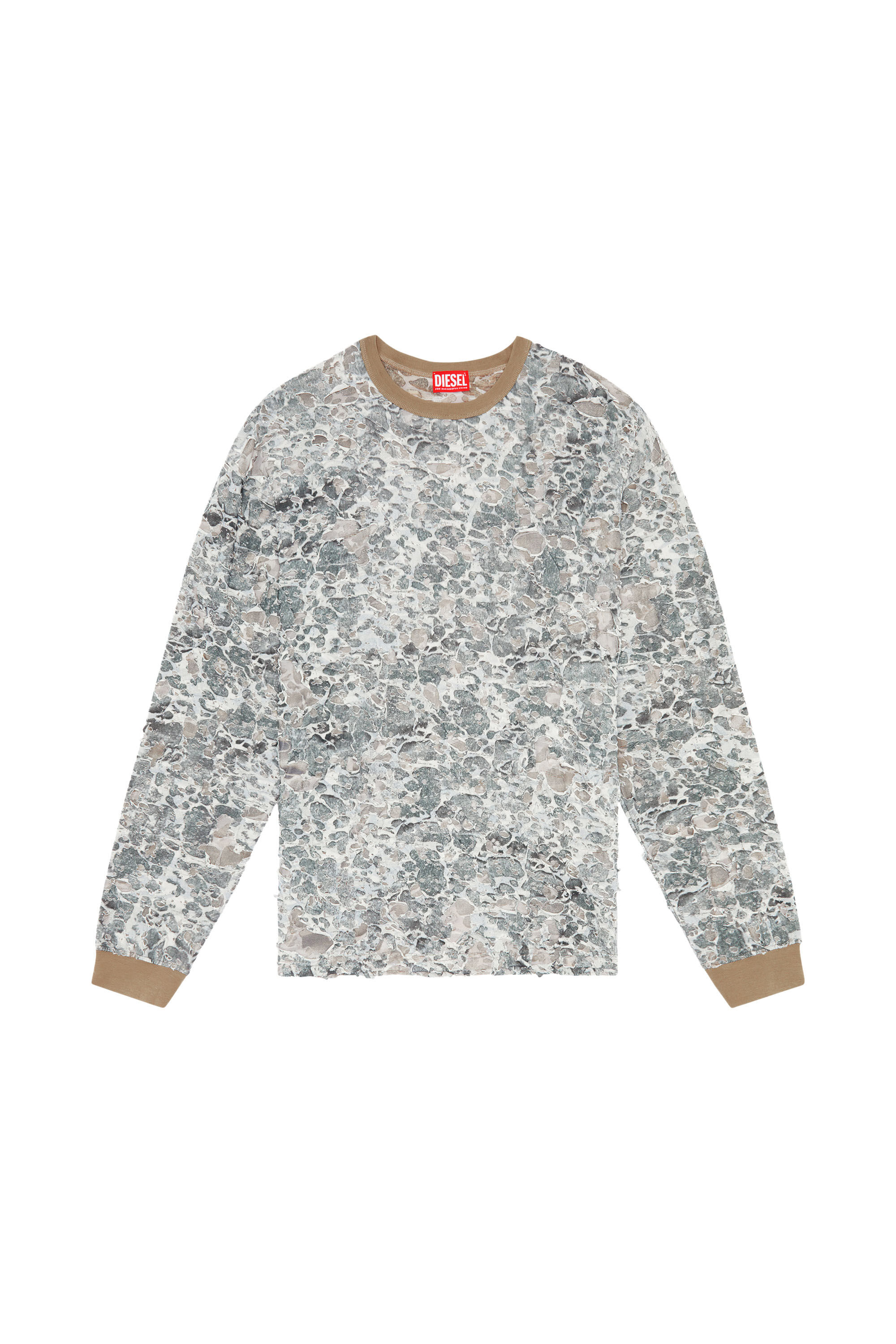 Diesel - T-BOXT-LS-CAMU, Verde/Gris - Image 5