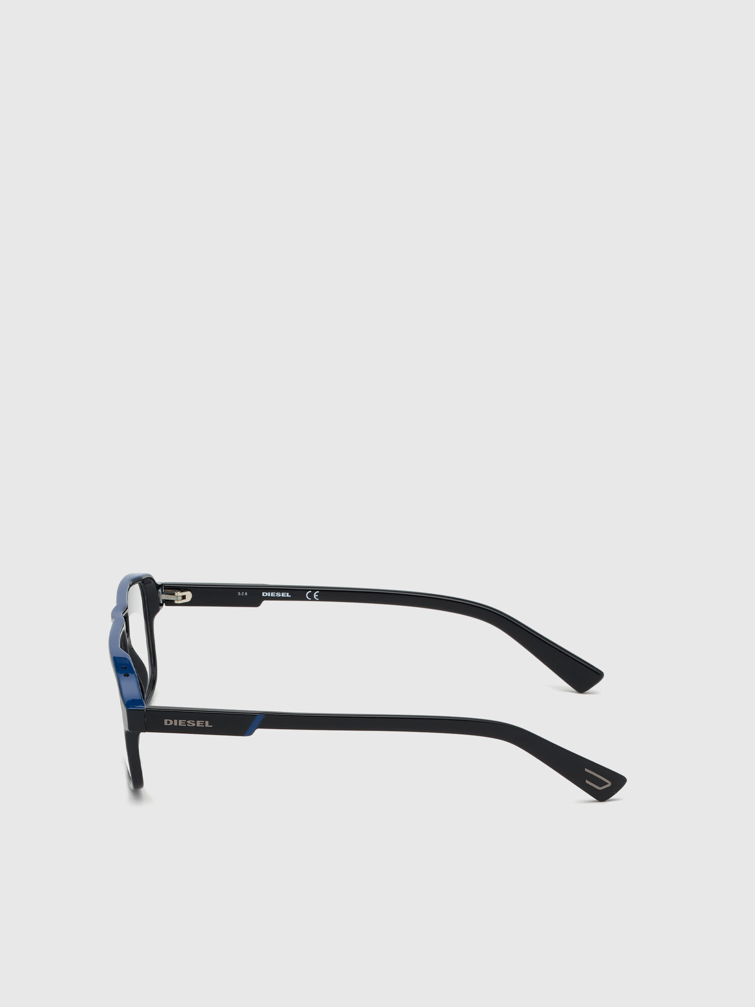 Diesel - DL5309, Man's Navigator eyeglasses with double bridge in Black - 3