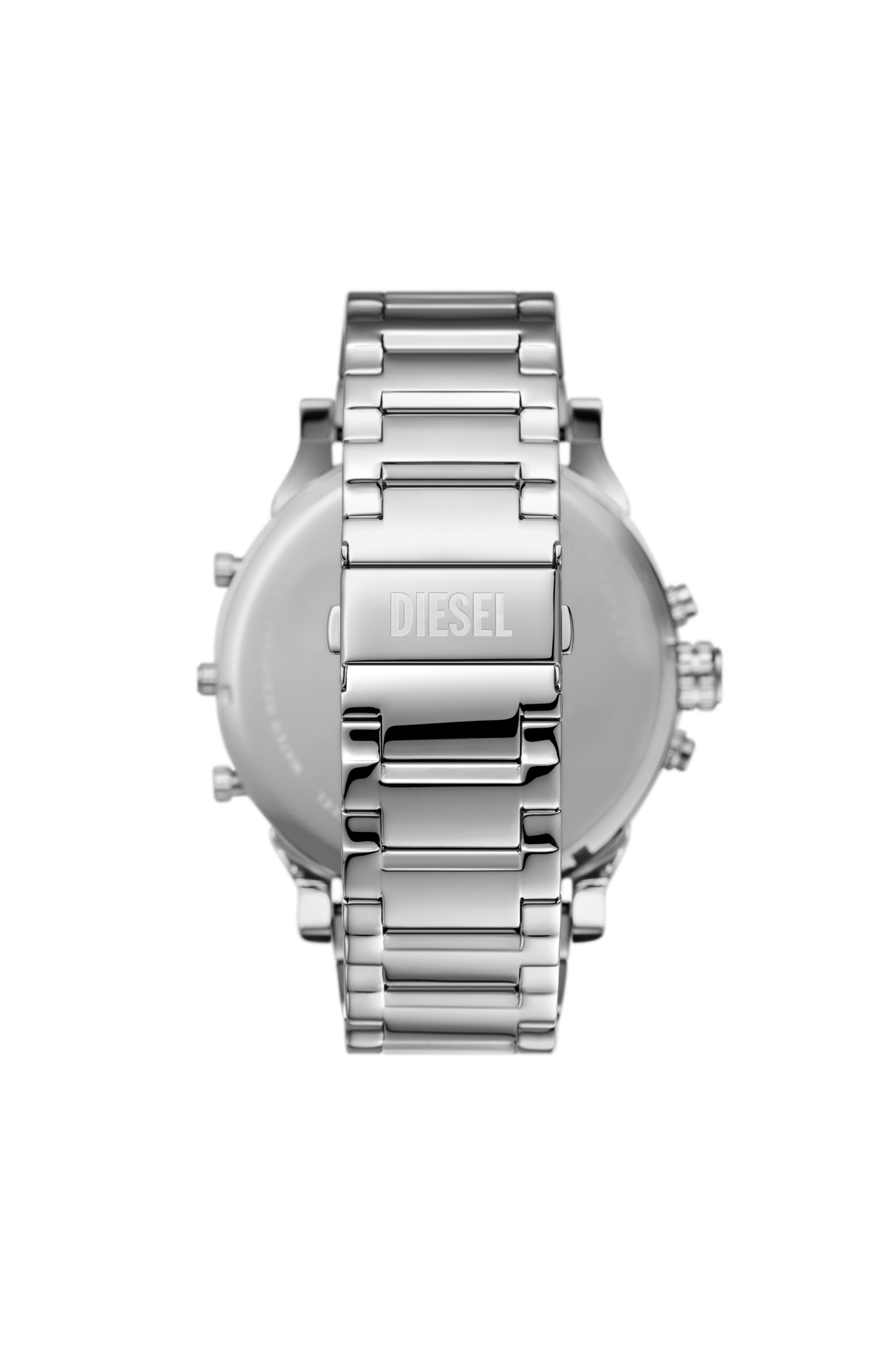 Men s Mr. Daddy 2.0 chronograph stainless steel watch Silver Diesel