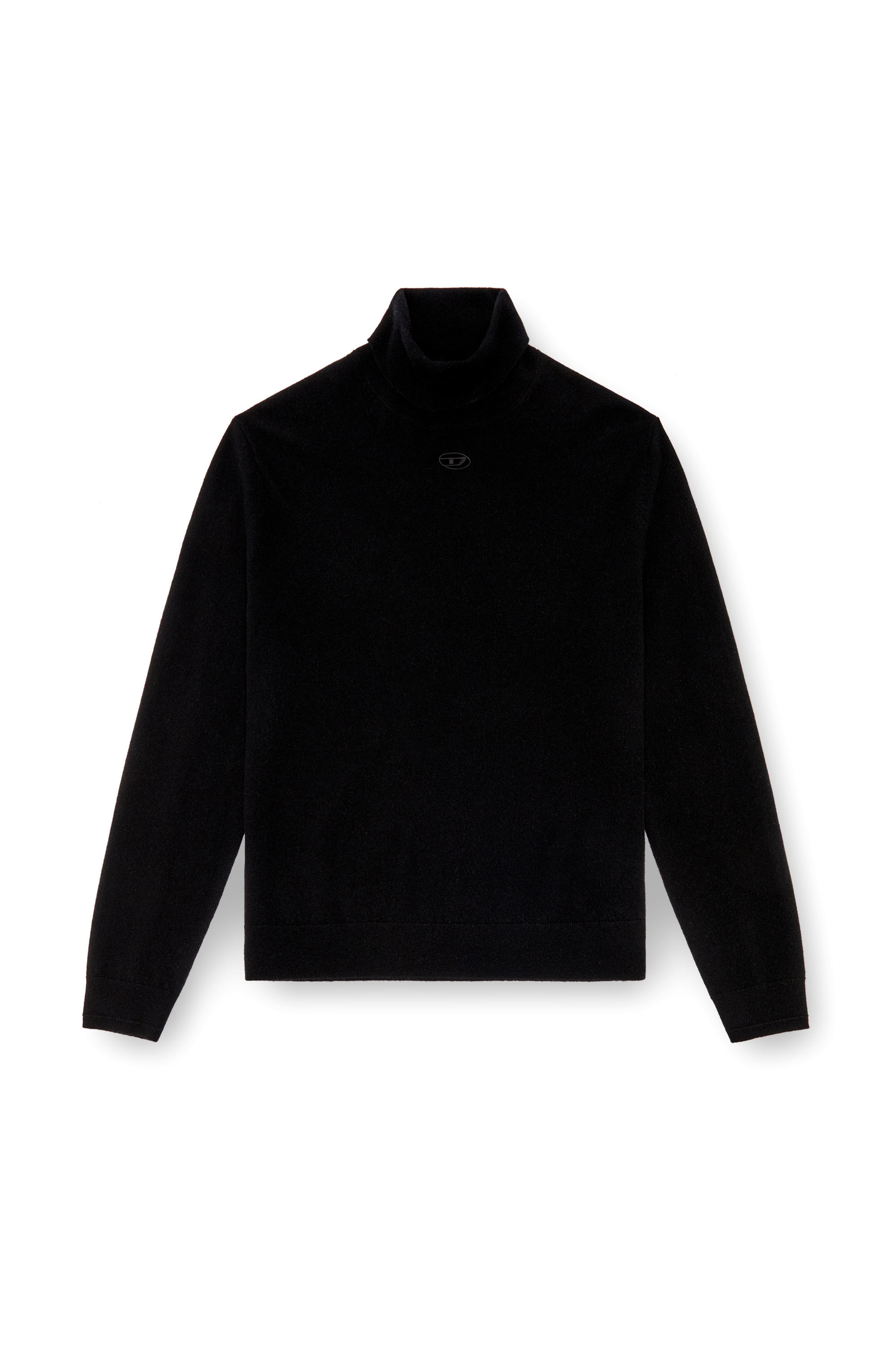 Men's Turtleneck jumper in wool and cashmere | Black | Diesel