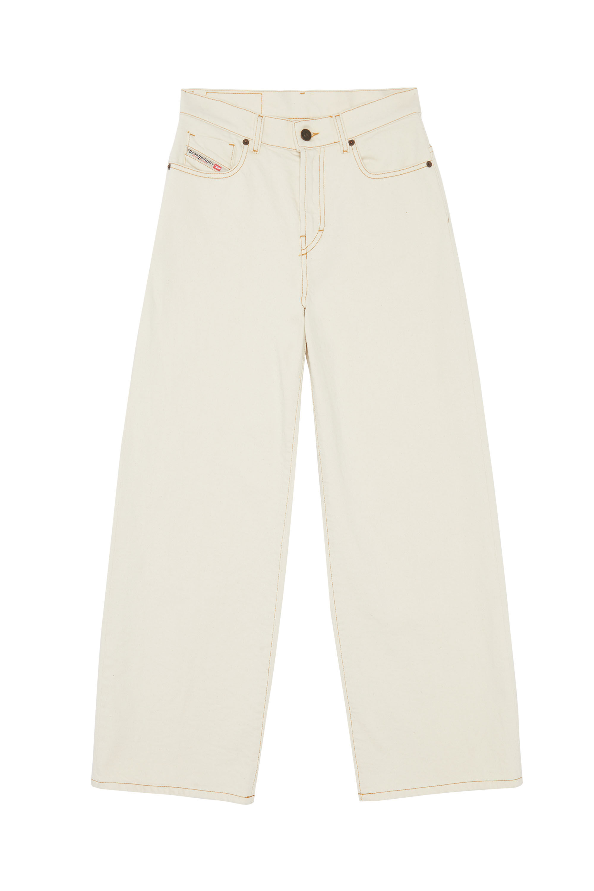 Diesel - 2000 Widee 09B94 Bootcut and Flare Jeans, White - Image 2