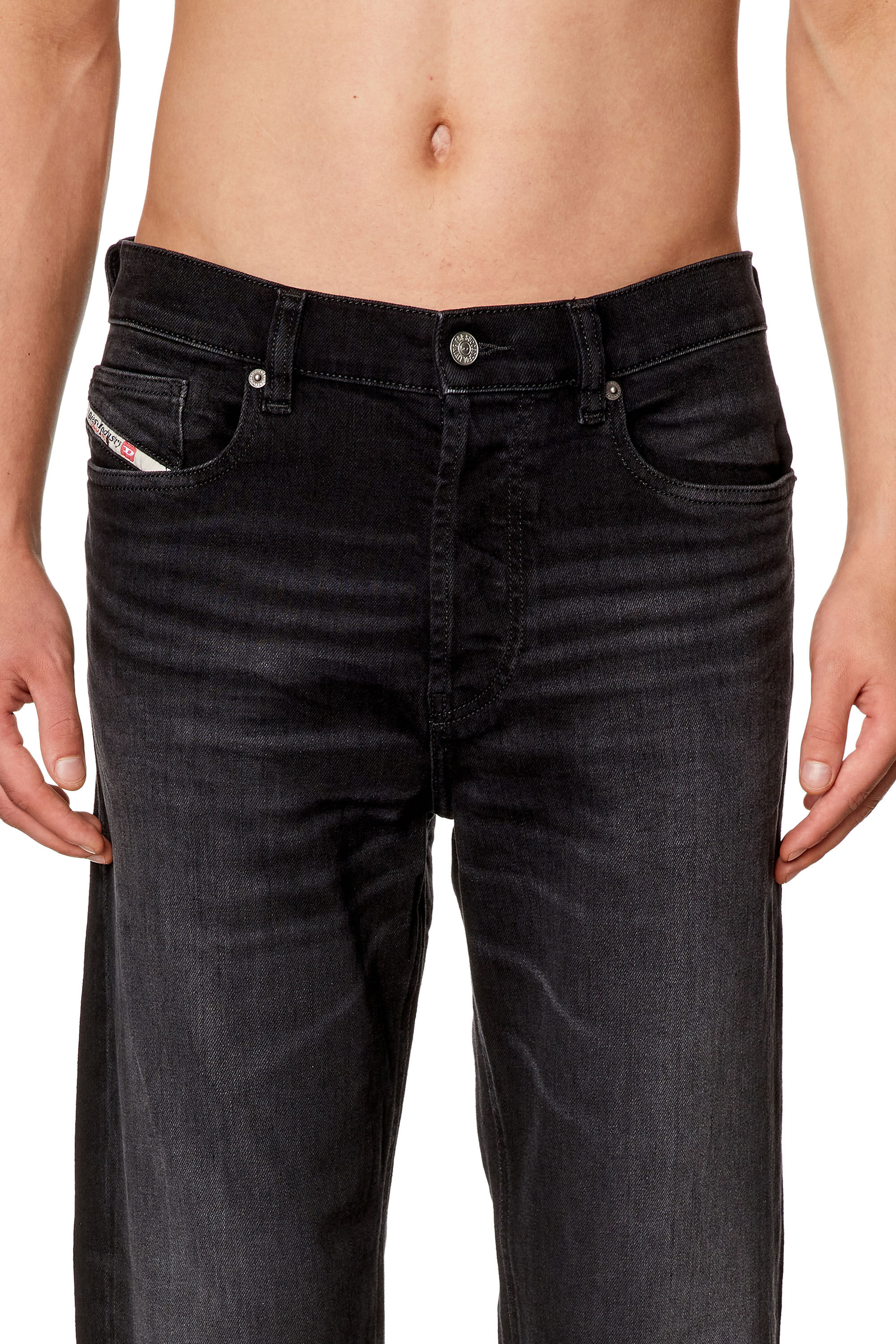 Men's Straight Jeans | Black/Dark grey | Diesel 2010 D-Macs