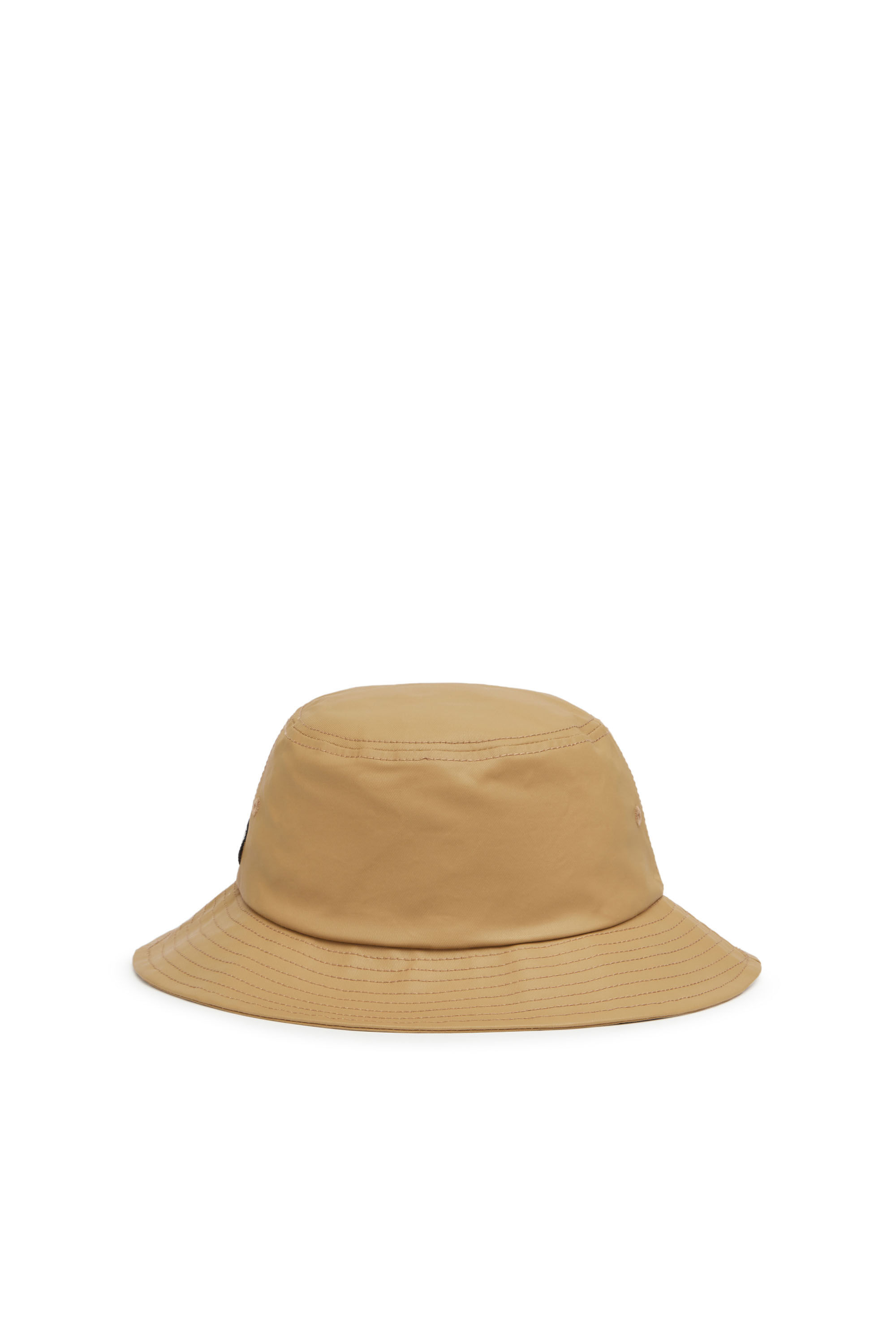Diesel - C-FISH-COAT, Man Bucket hat in coated twill in Beige - Image 1