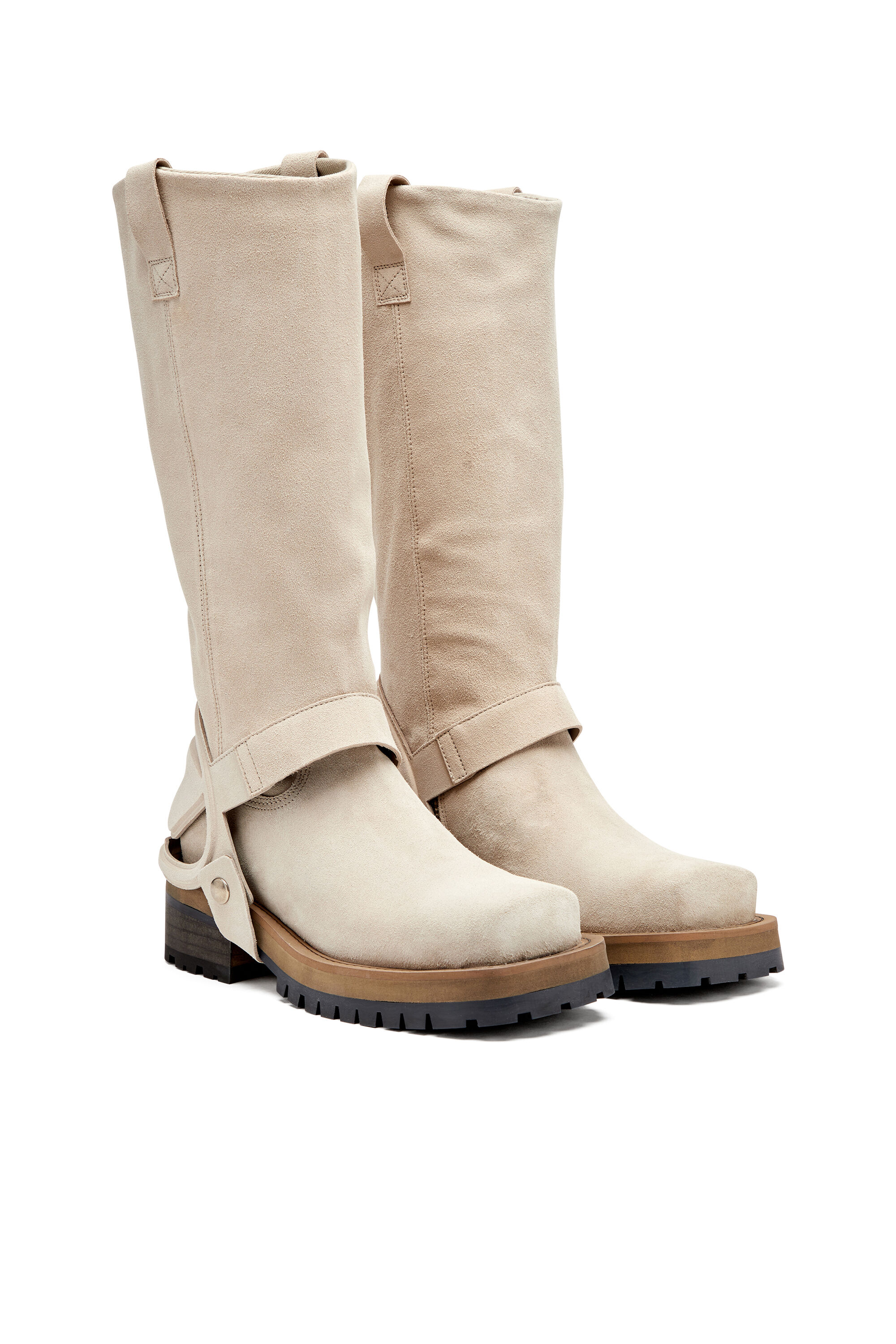 すぐ届く*DIESEL*ディーゼル* D-Texan 2in1 Ch Women's D-Texan-High and low Texan biker boot | Brown | Diesel