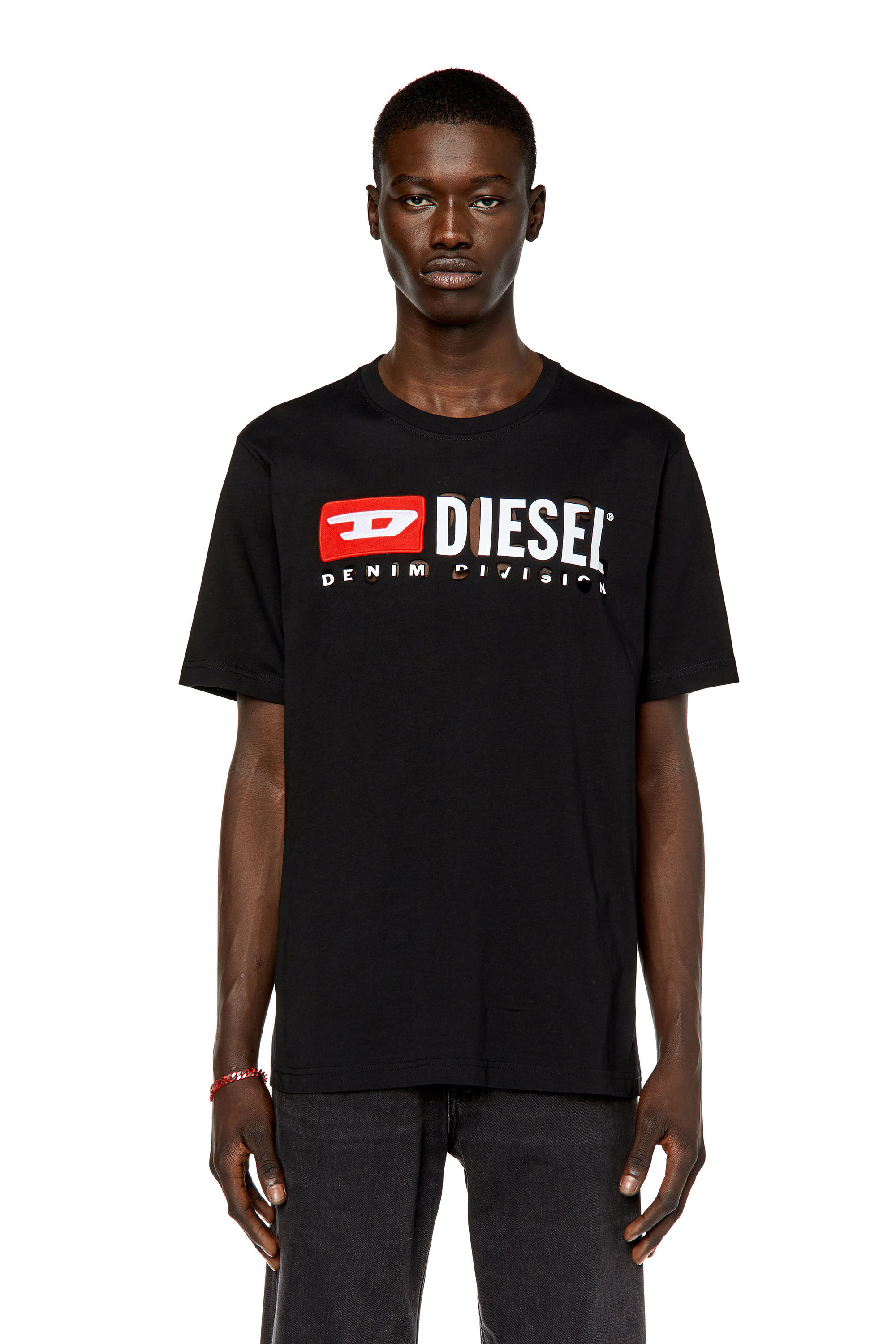 T-JUST-DIVSTROYED Man: T-shirt with peel-off letters | Diesel