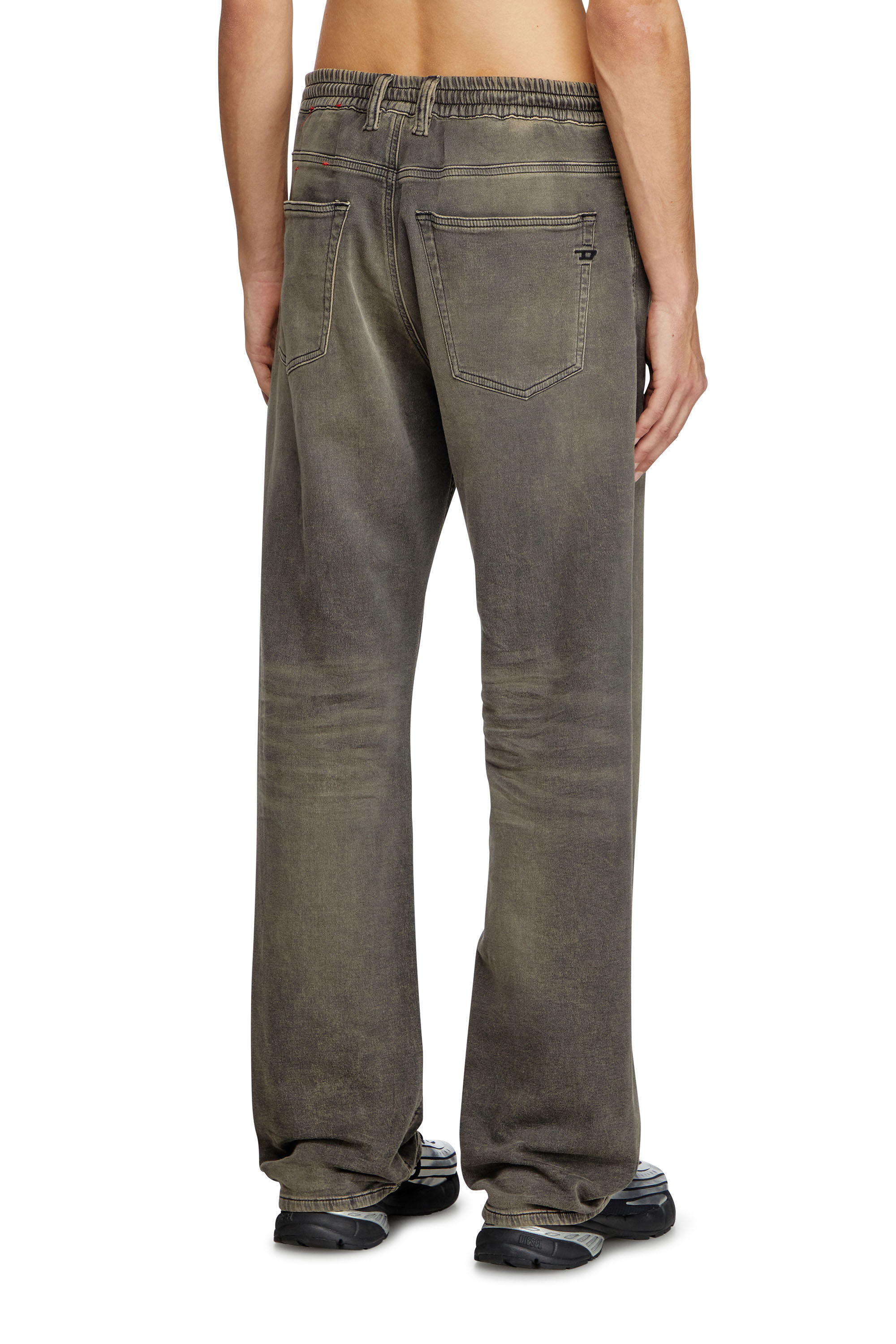 Diesel - Man's Relaxed 2080 D-Reel Joggjeans® 068PD, Light Grey - 4
