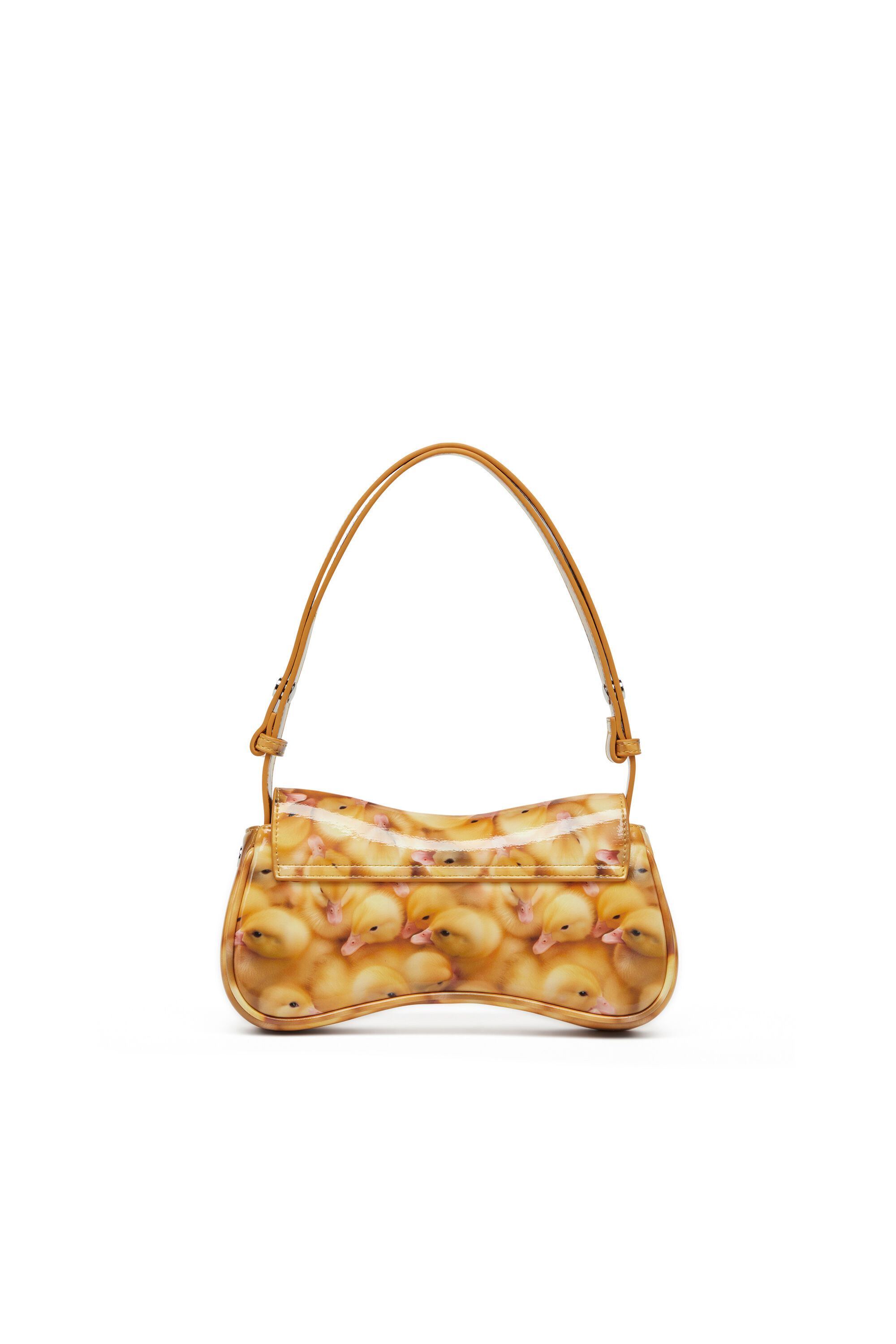 DIESEL☆ Play-Glossy clutch with print オレンジ×ブルー Diesel Play-glossy Clutch With Print In Blue | ModeSens