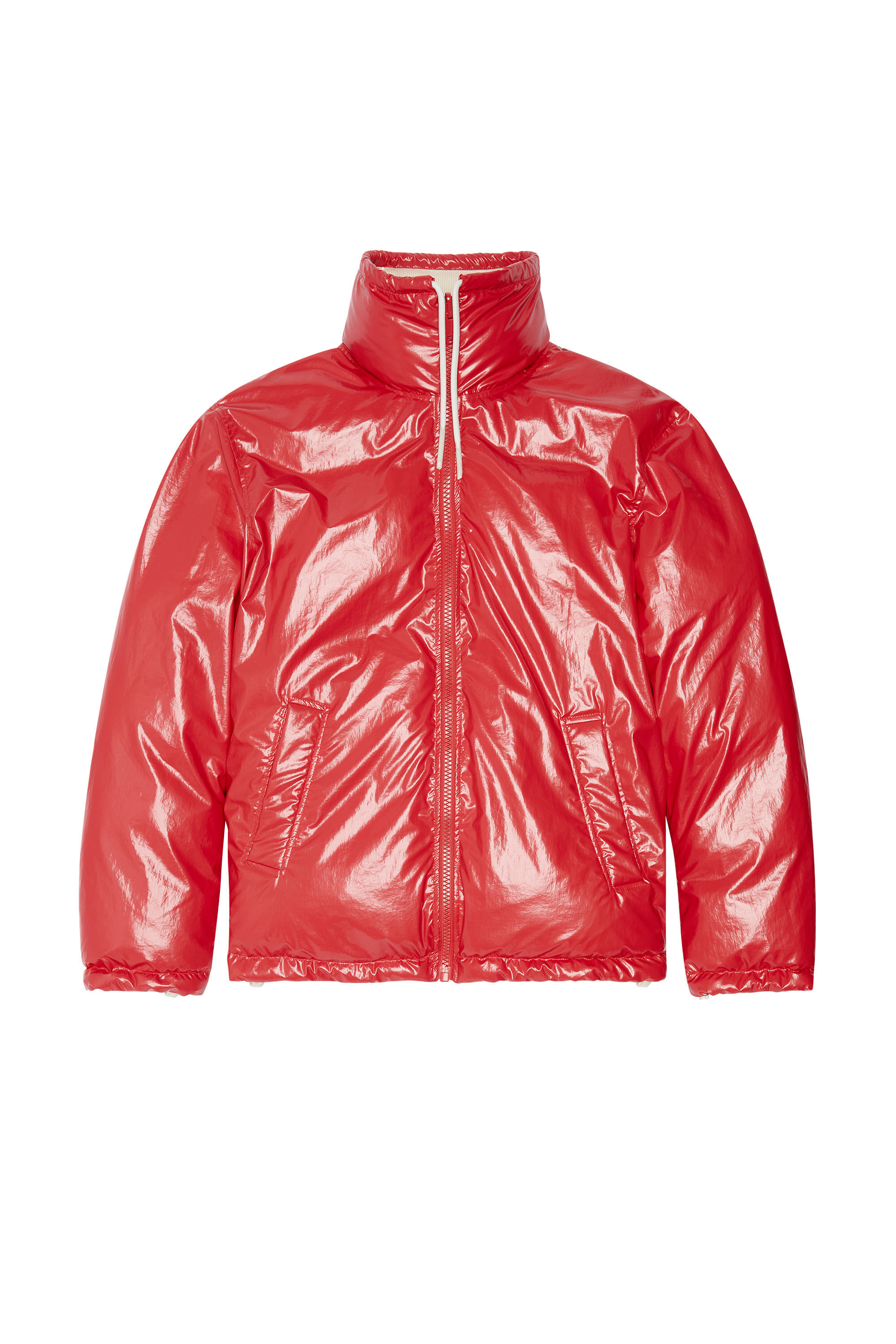 W JUPITER Unisex Oversized reversible logo puffer jacket Diesel