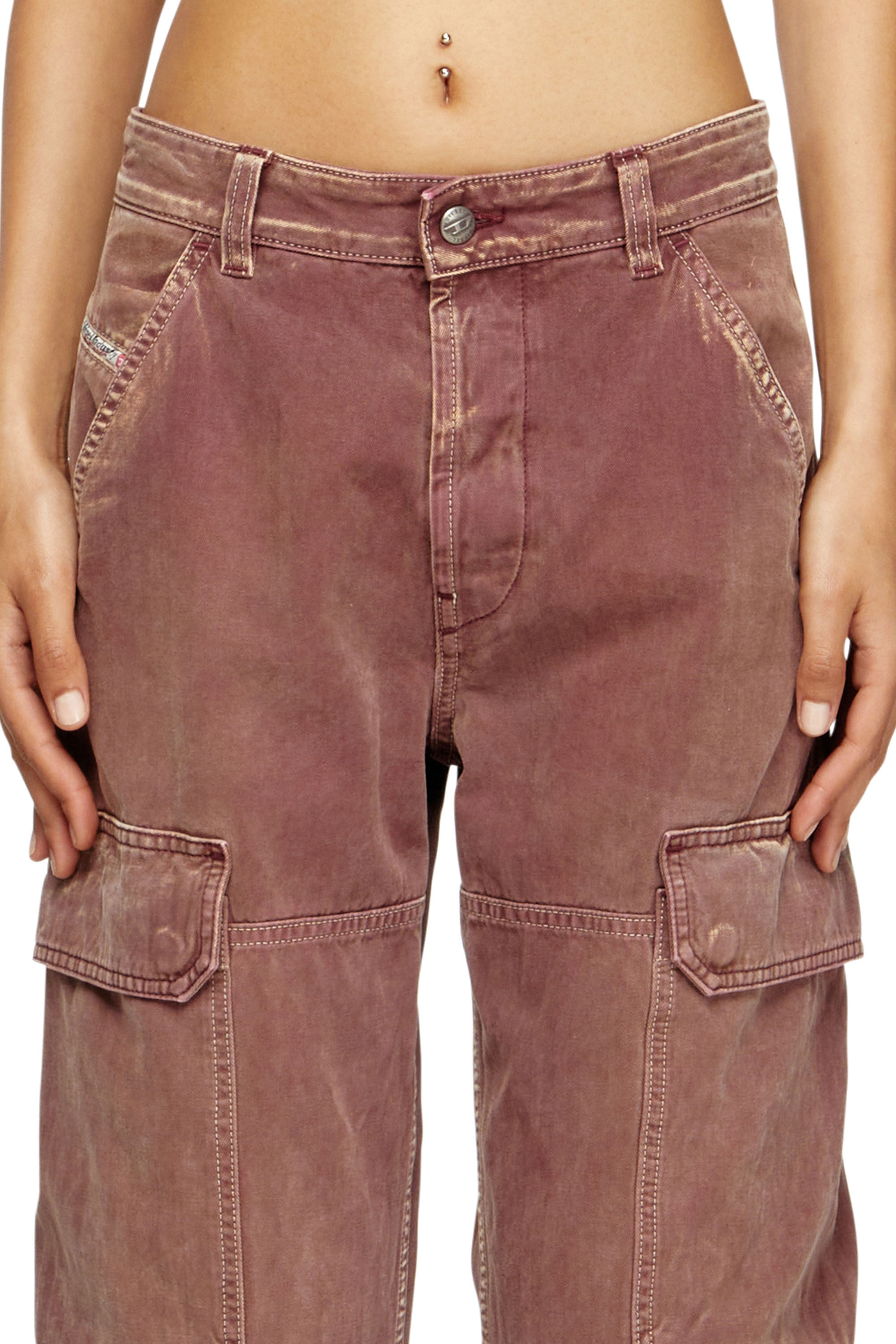 Diesel - Regular Jeans D-Pot 09M93 Mujer, Marrón - 5