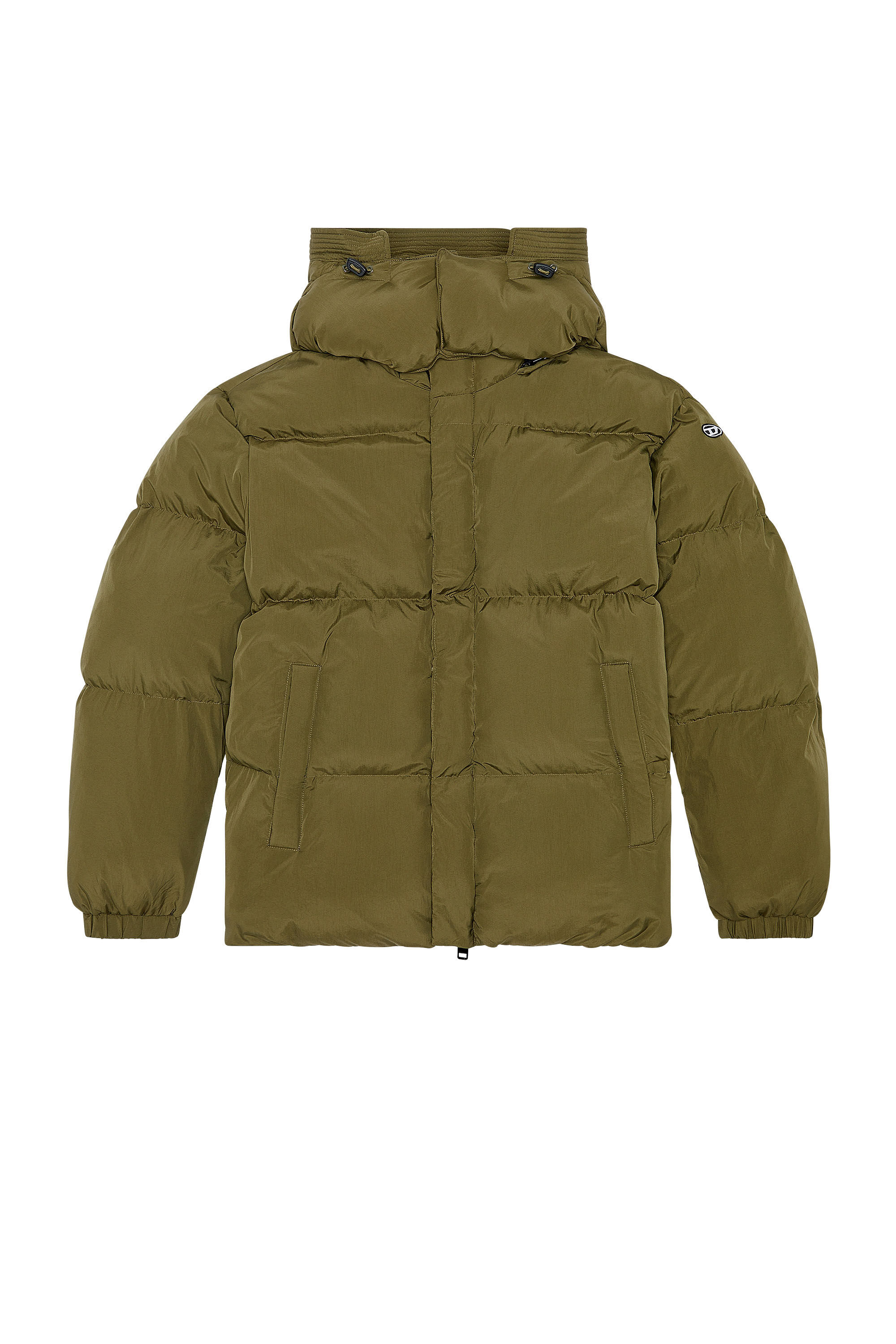 W-ROLFYS: Men's Puffer jacket in recycled nylon taslan | Diesel