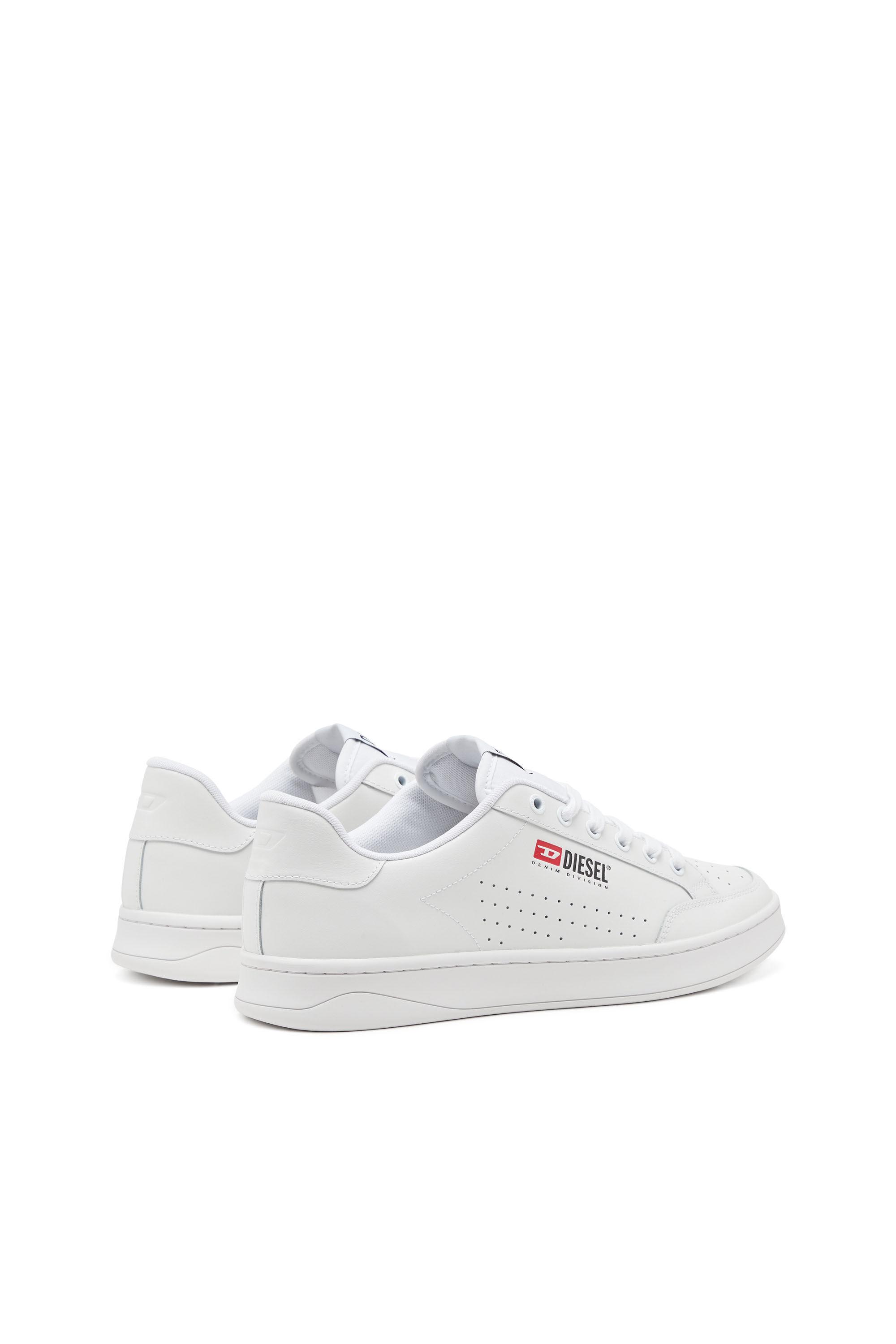 Diesel white leather sales sneakers