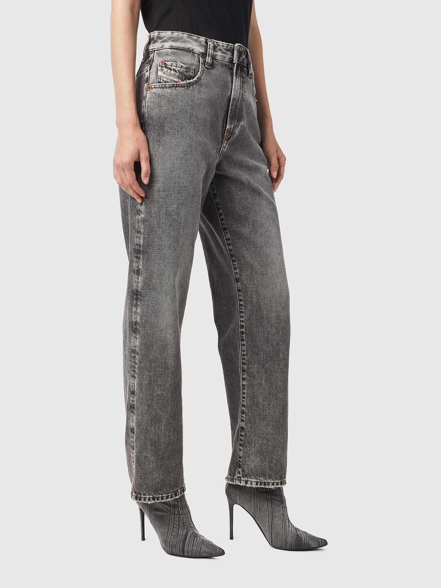 D-REGGY: Straight Light grey Jeans | Diesel