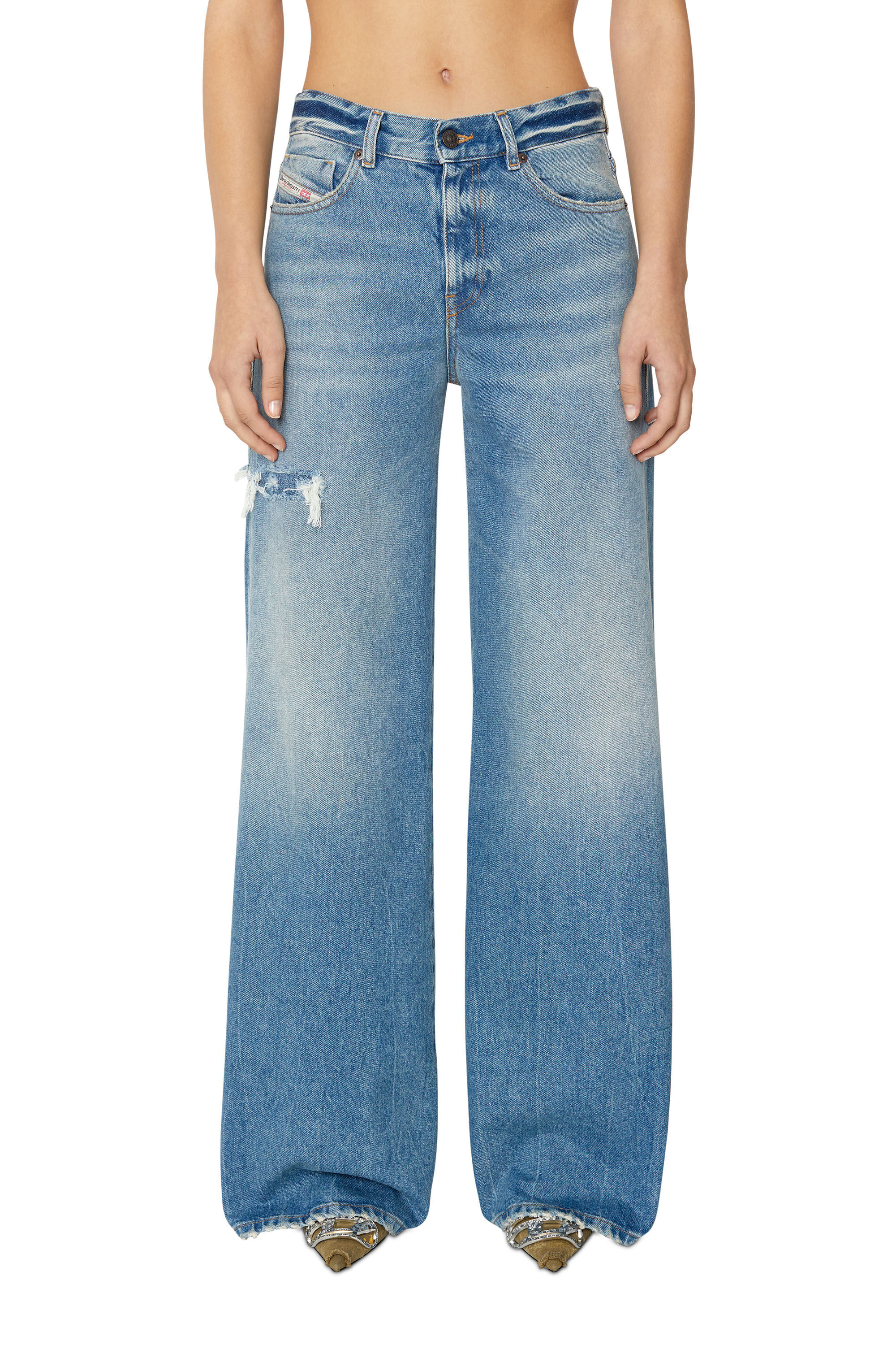 Diesel - Bootcut and Flare Jeans 1978 D-Akemi 09D97, Azul Claro - Image 3