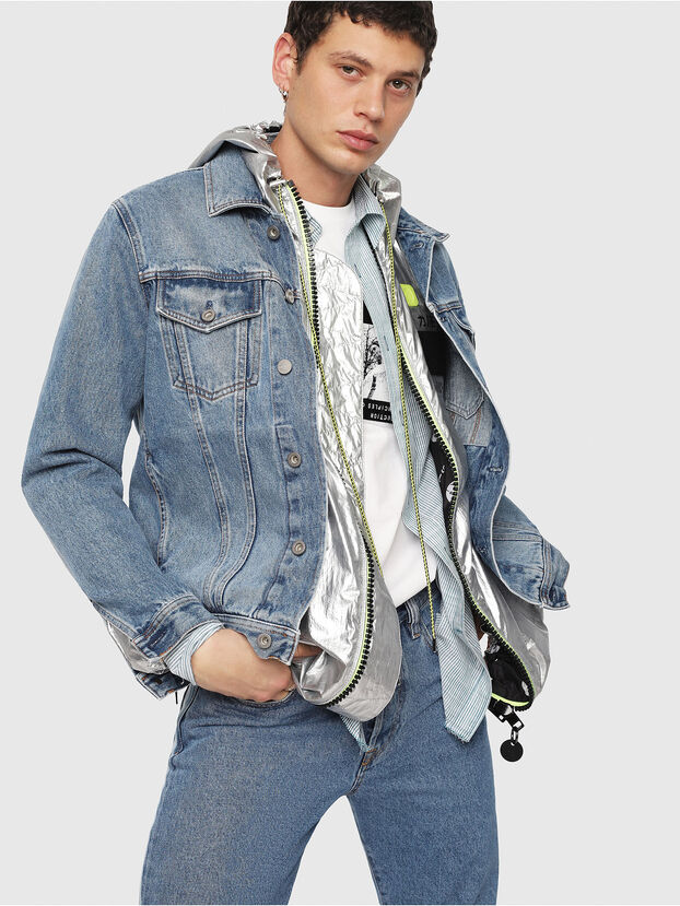 Mens Jackets Denim Leather Diesel Online Store Us