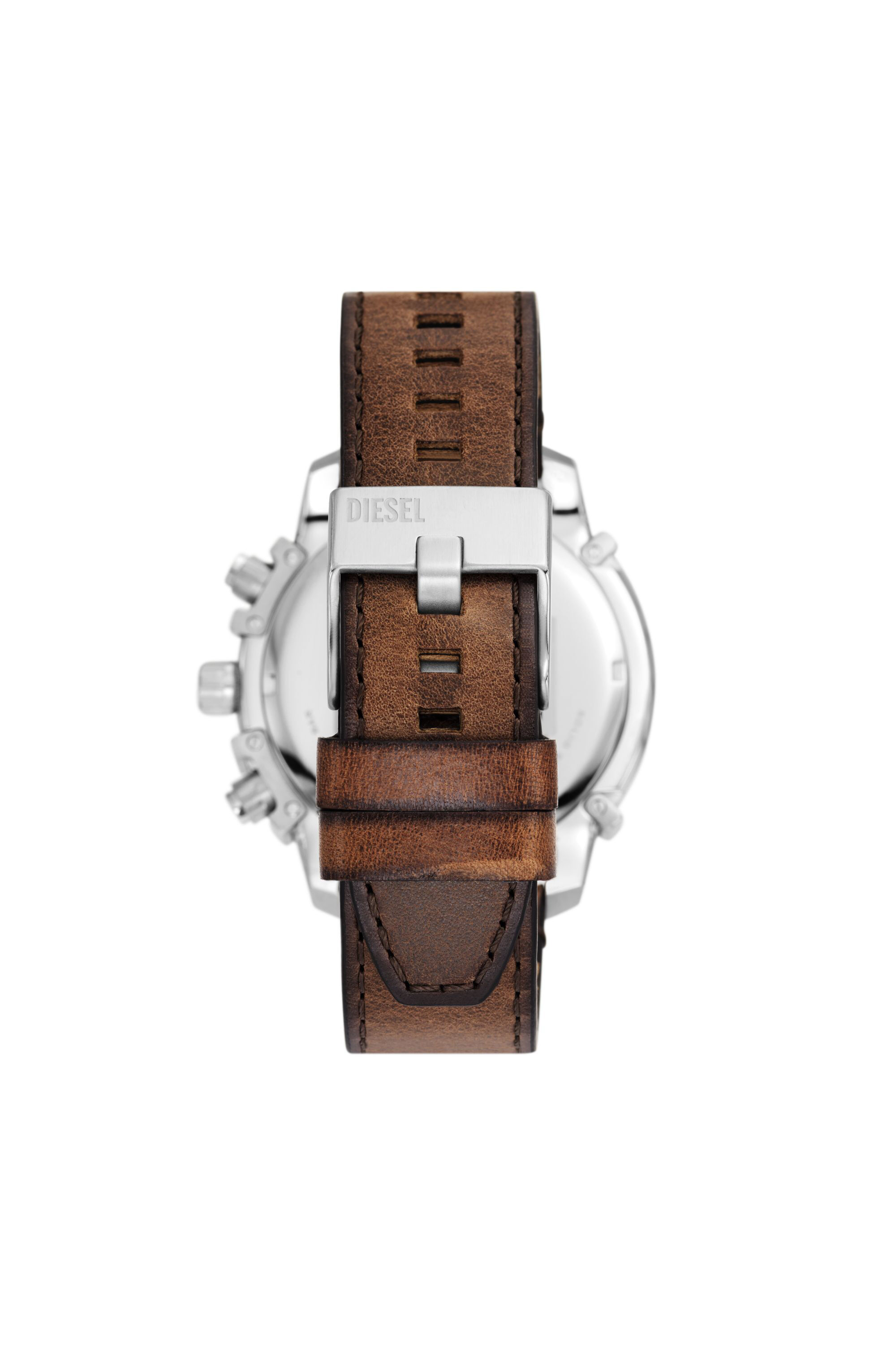 Diesel - DZ4656, Hombre Reloj Griffed de cuero marrón con cronógrafo in Marrón - Image 2