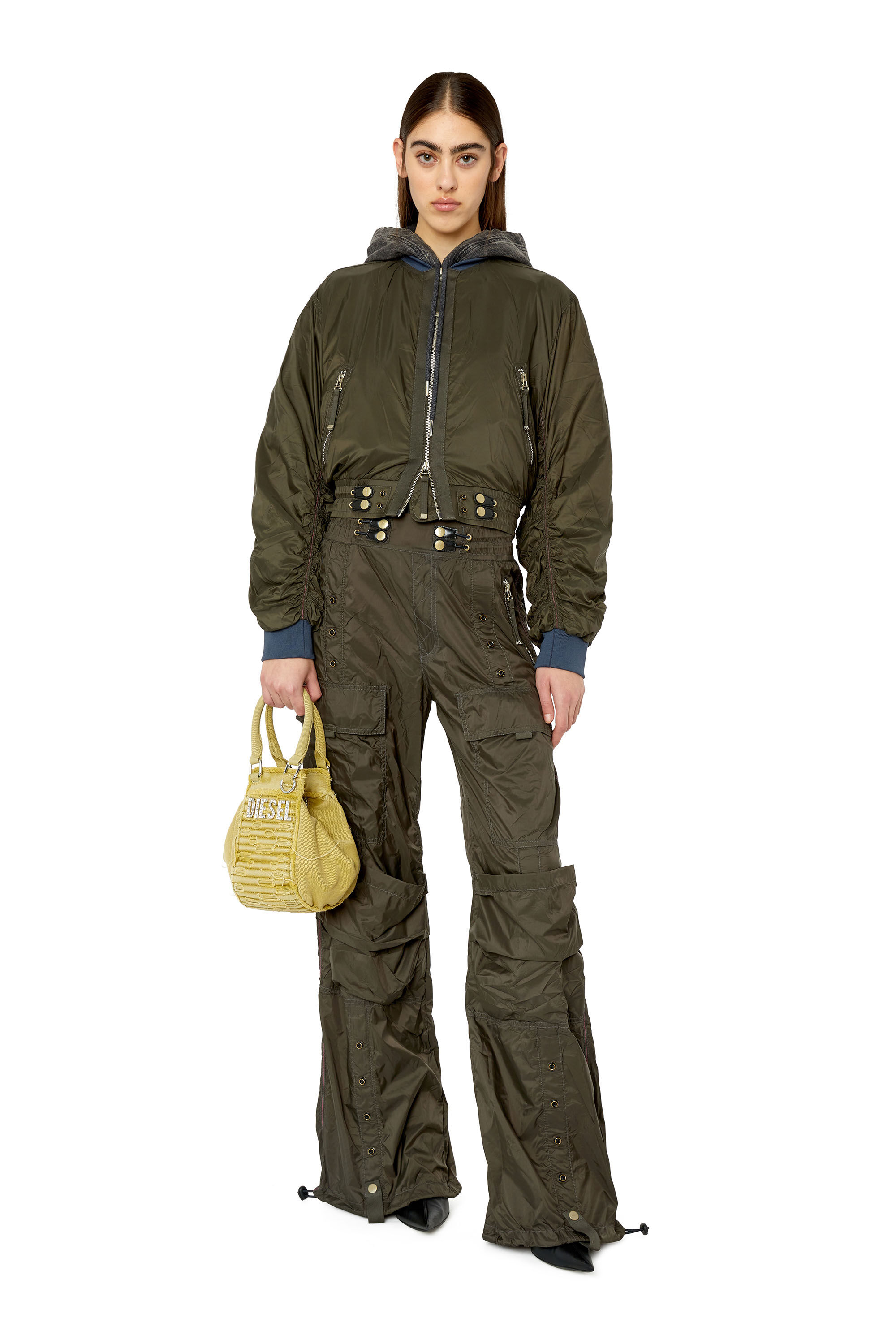 P-LUCREZIA Woman: Skater Combat pants in light nylon | Diesel