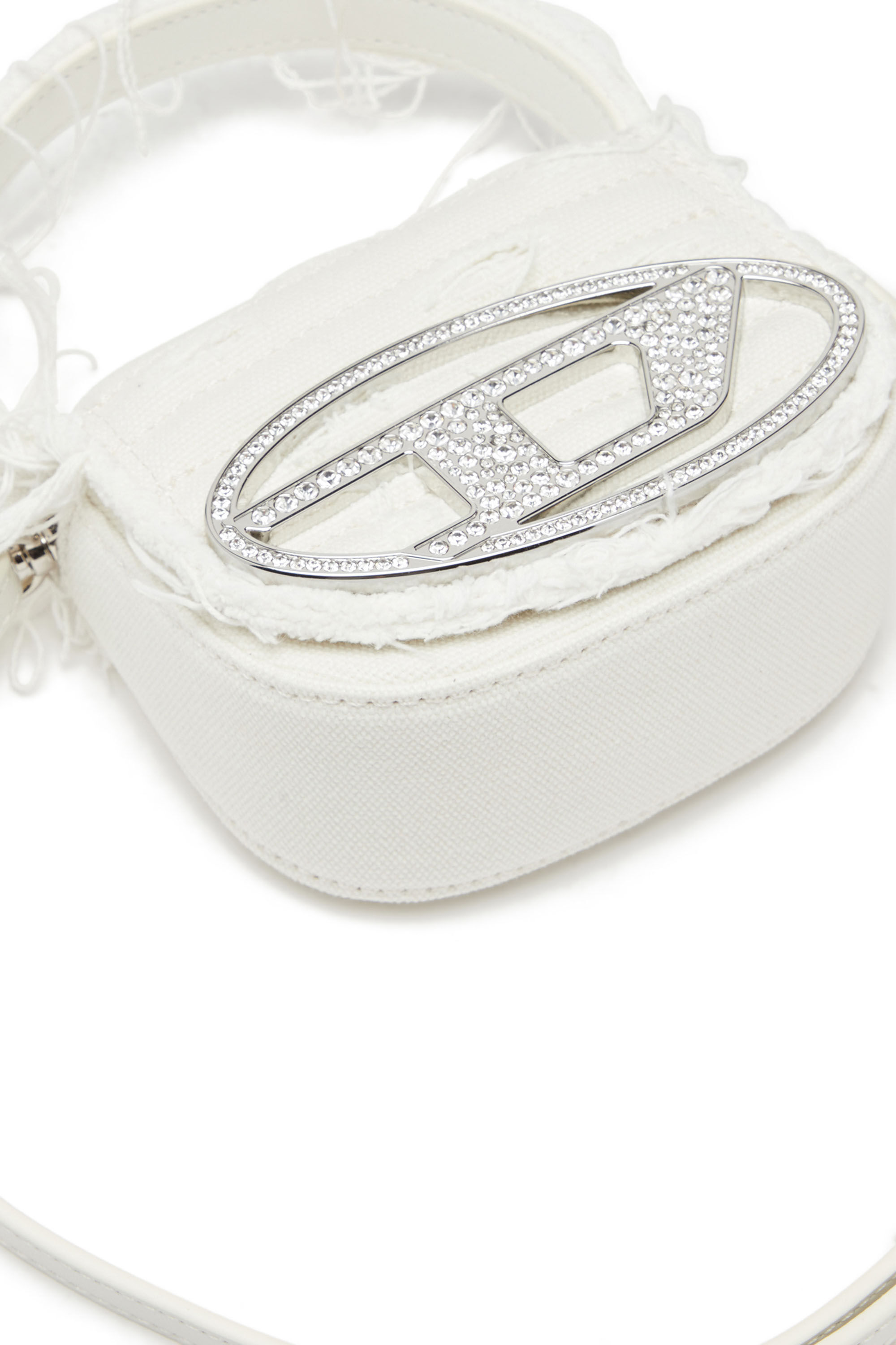 希少になる Women's White | leather and canvas in bag mini XS-Iconic 1DR 小物