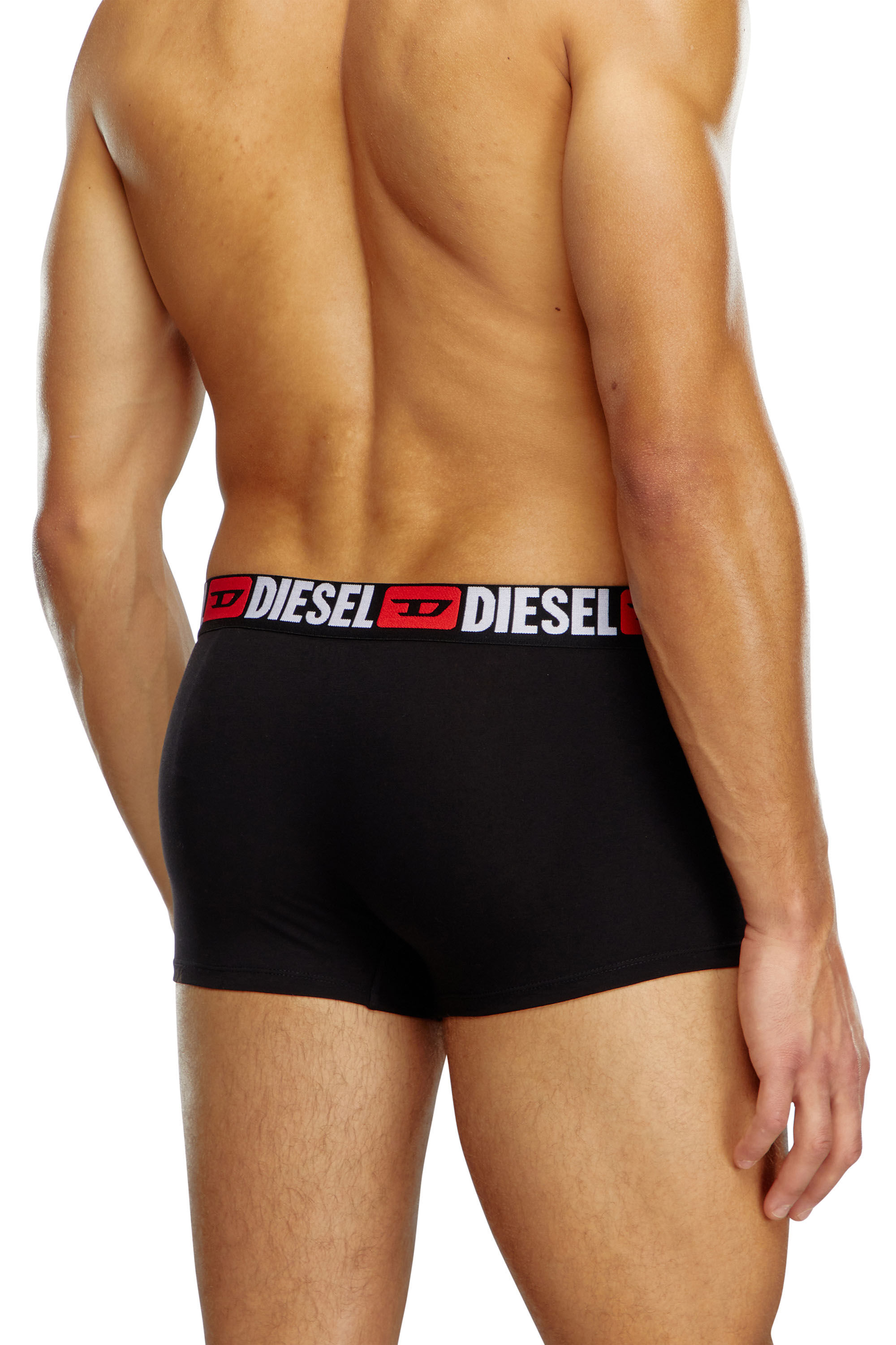Diesel - UMBX-DAMIENTHREEPACK, Hombre Set de tres calzoncillos bóxer con logotipo en la cintura in Negro - Image 3