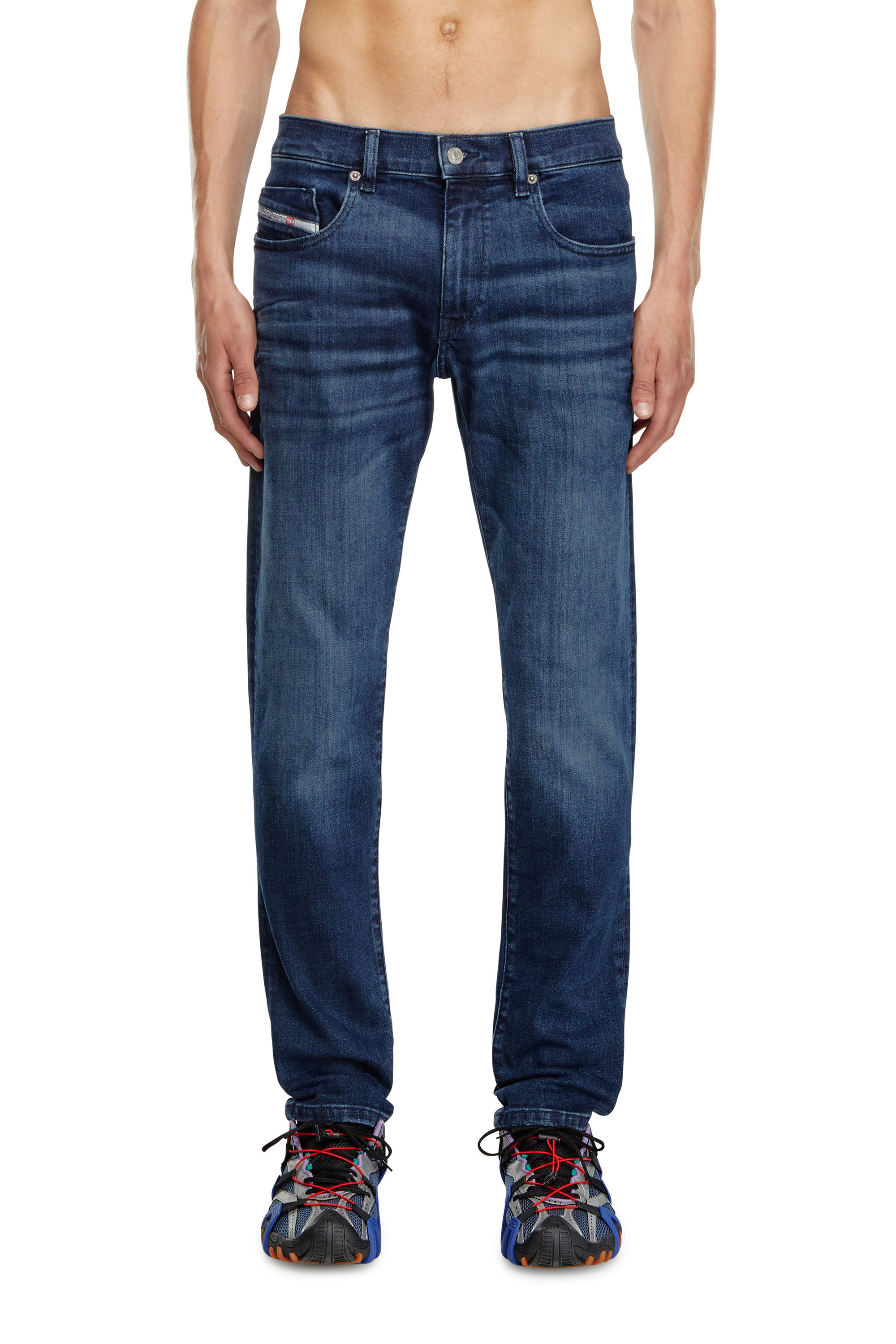 Diesel - Hombre Slim Jeans 2019 D-Strukt 0GRDJ, Azul Oscuro - Image 3