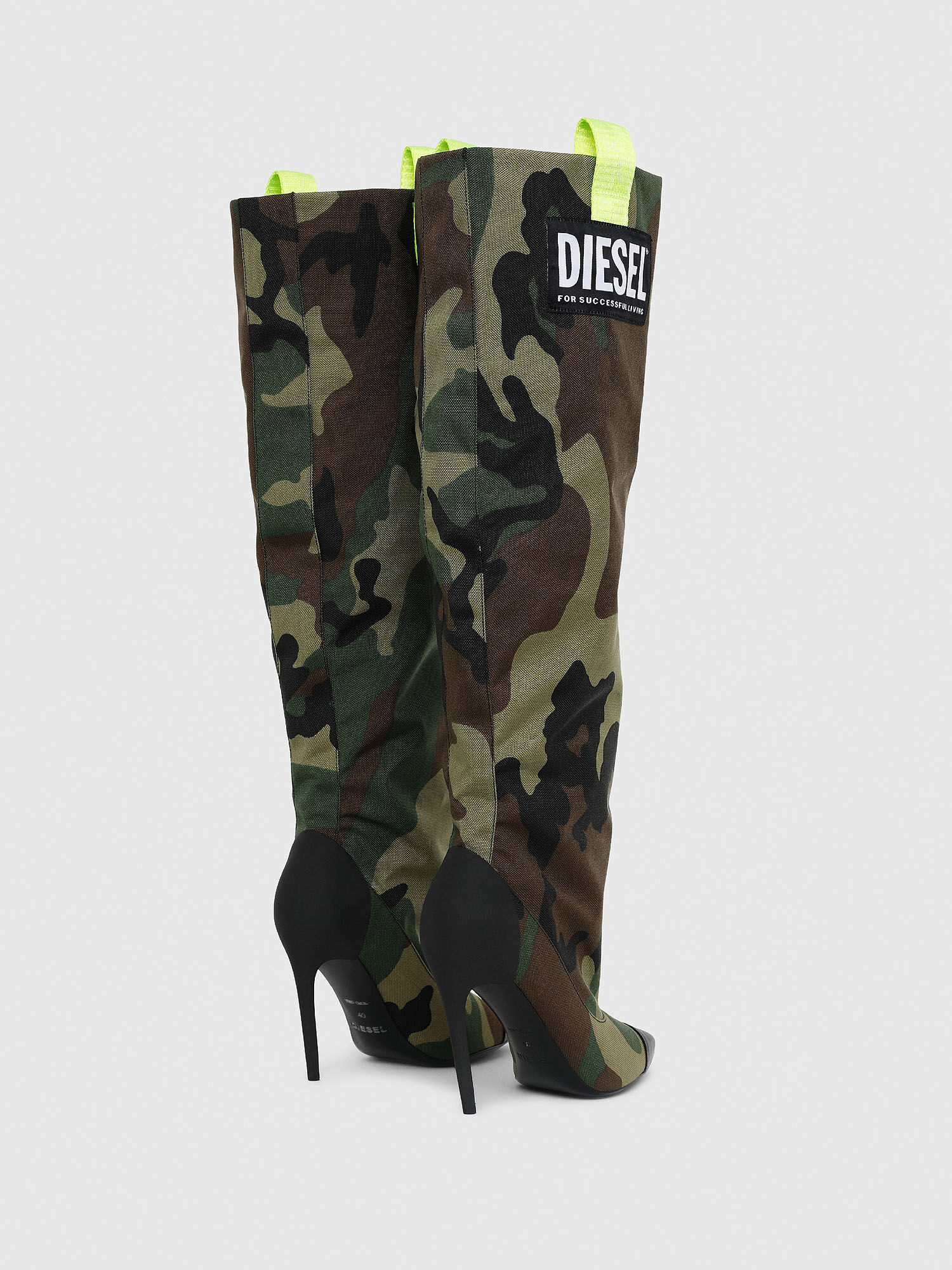 Camo boots sale heels