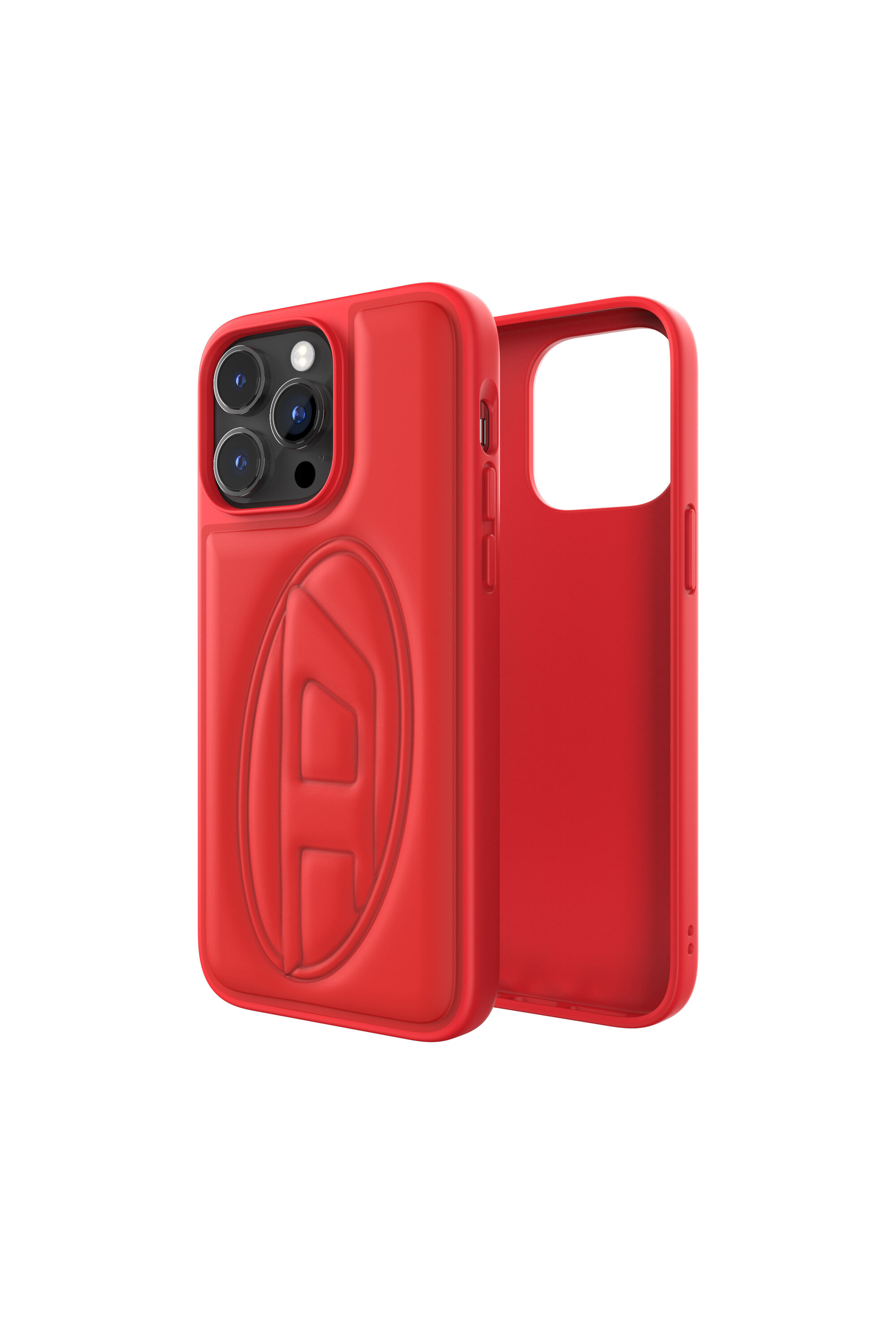 Women's Moulded case oval D for iPhone 14 Pro Max | Red | Diesel