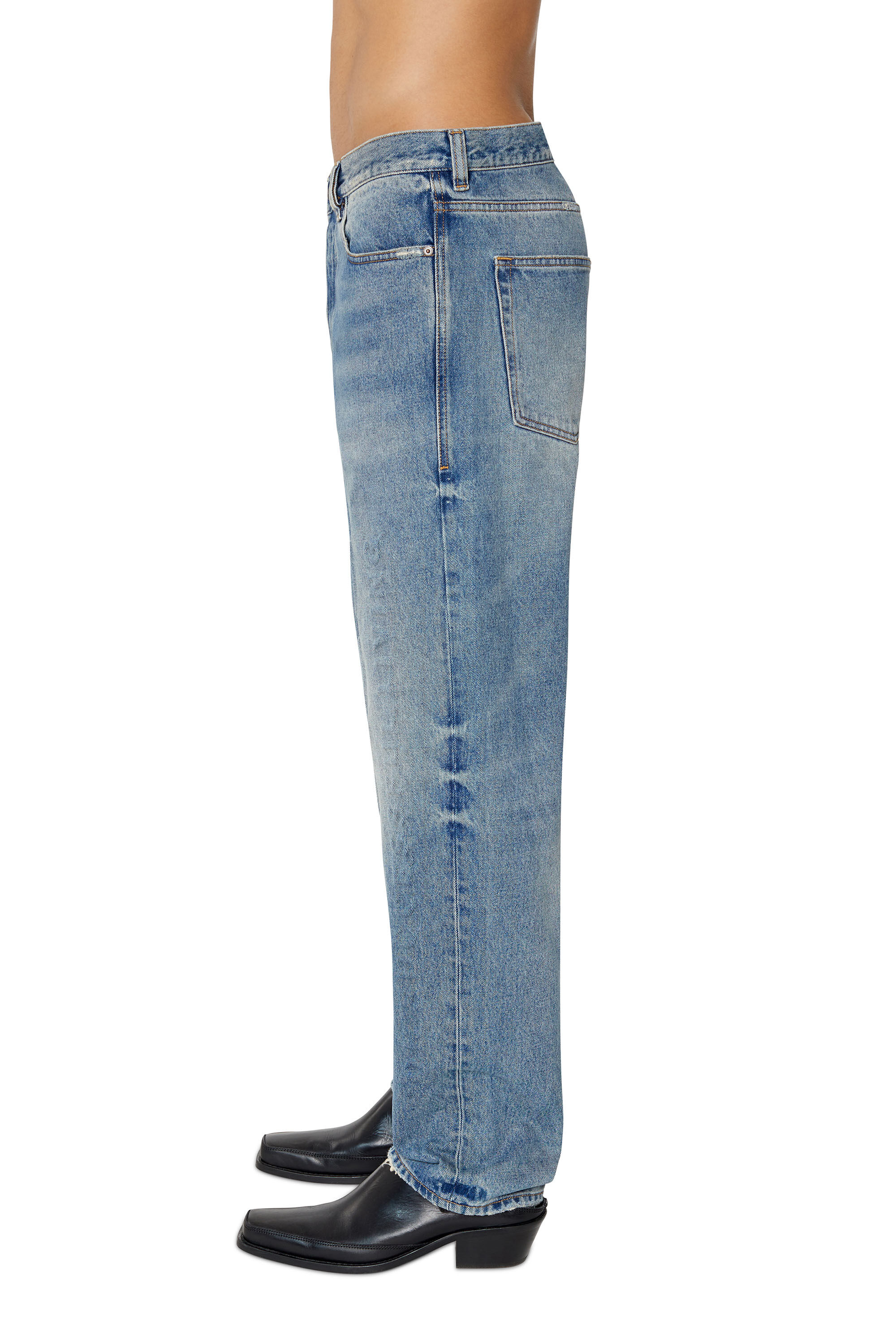 Diesel - 2010 007I3 Straight Jeans, Azul Oscuro - Image 5