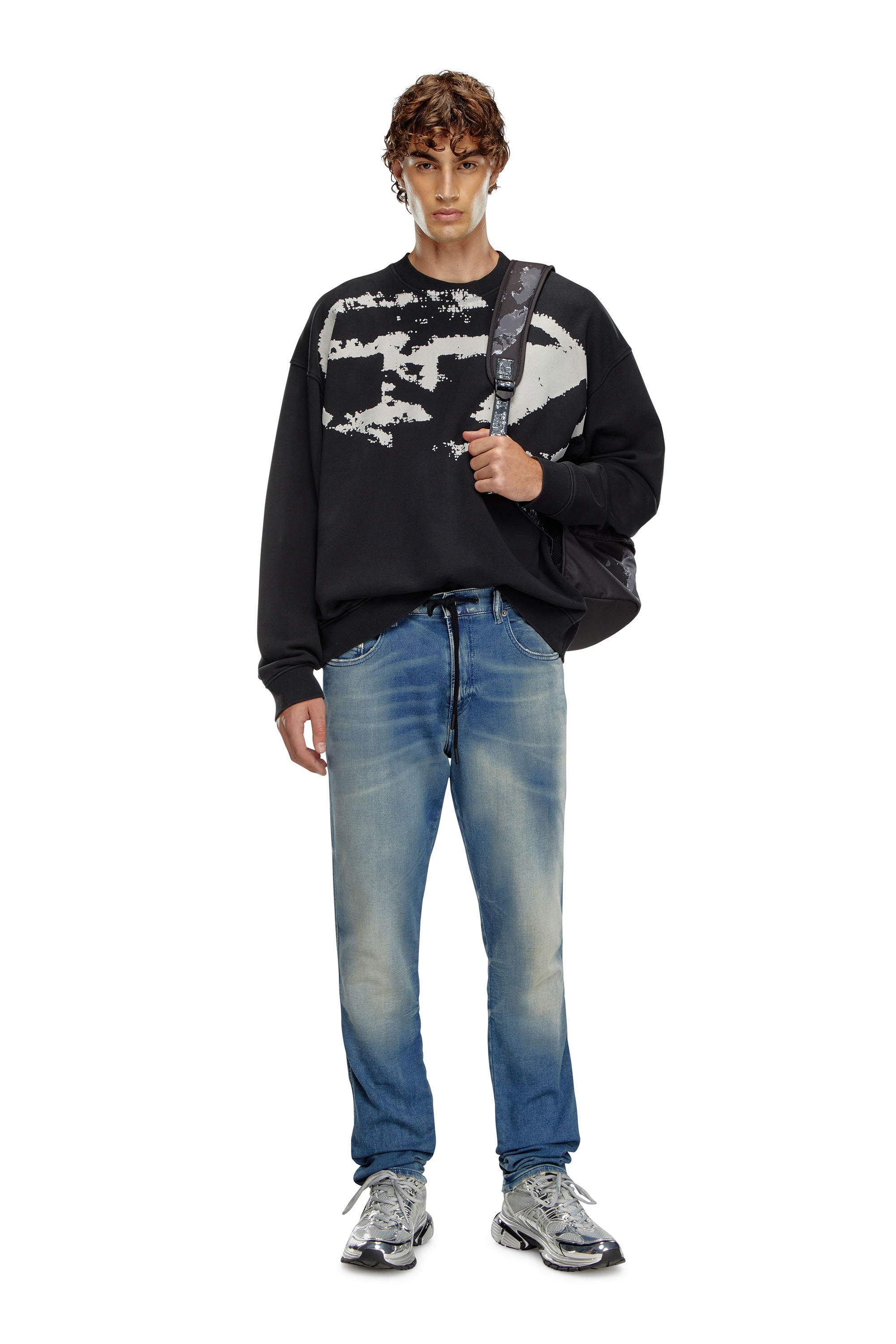 Diesel - Man's Slim 2060 D-Strukt Joggjeans® 068MG, Medium blue - 1