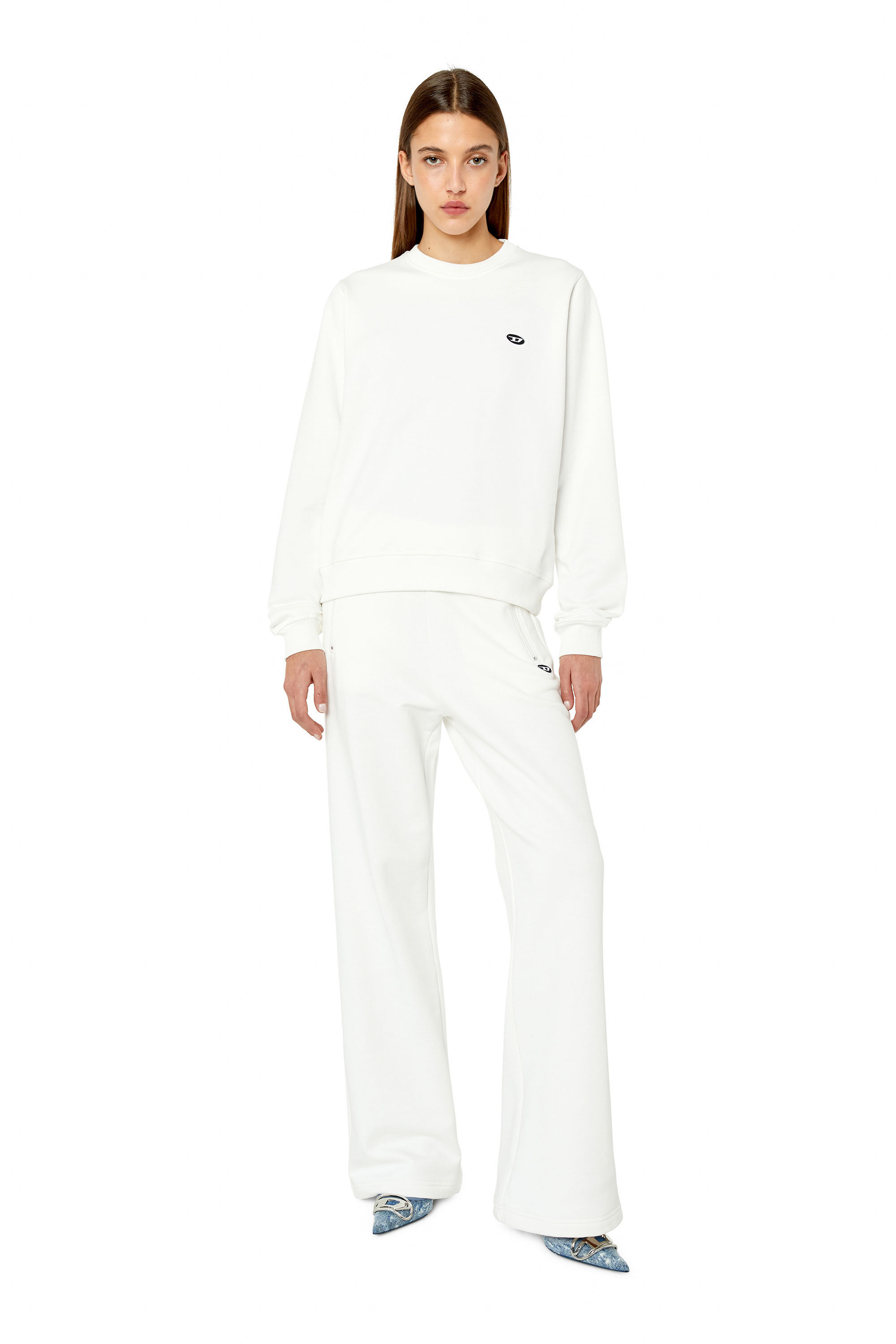 F-REGGY-DOVAL-PJ Woman: Sweatshirt with oval D patch | Diesel