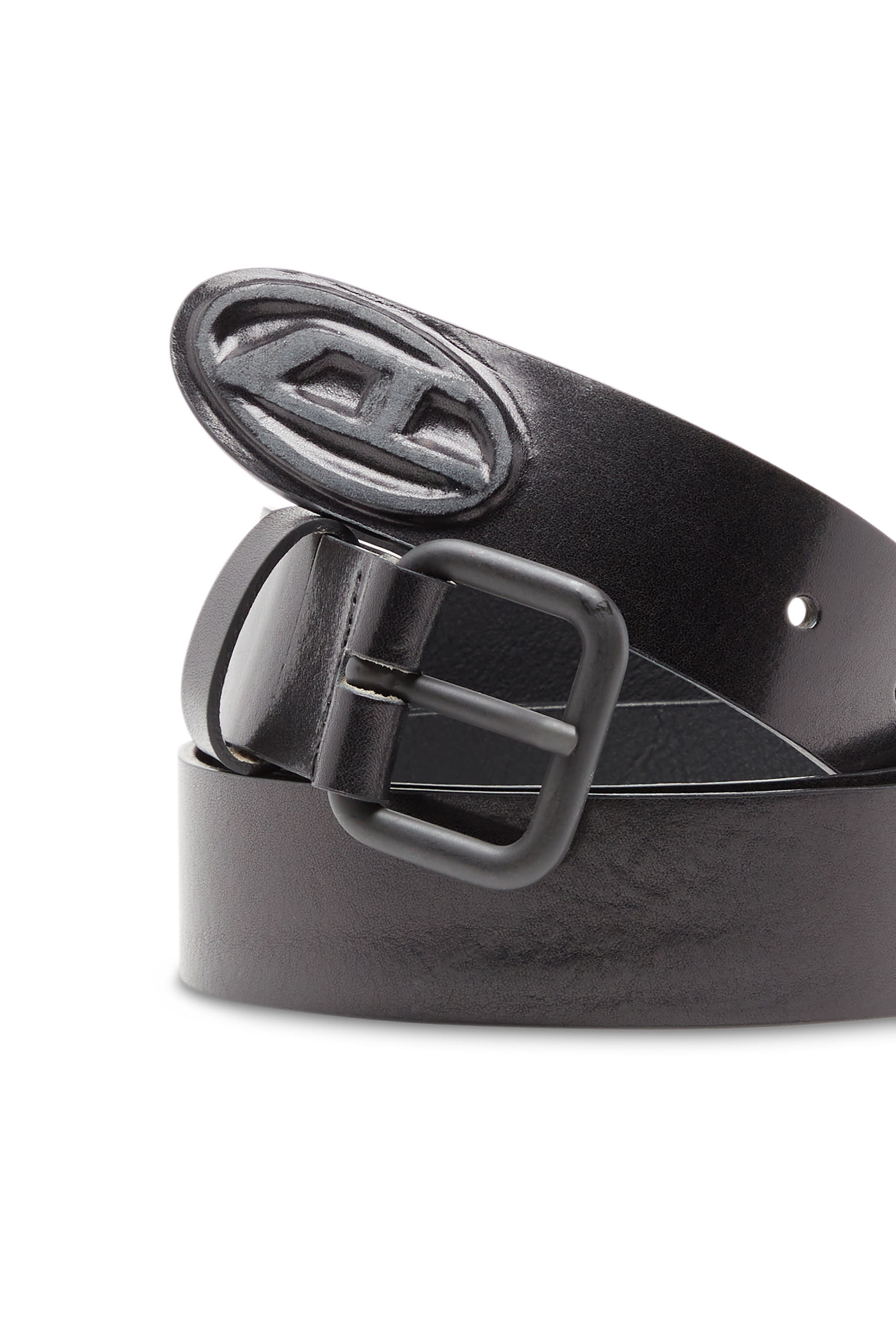 人気商品は Men's Leather END SCRATCH B-1DR Diesel | insert logo metal belt 小物