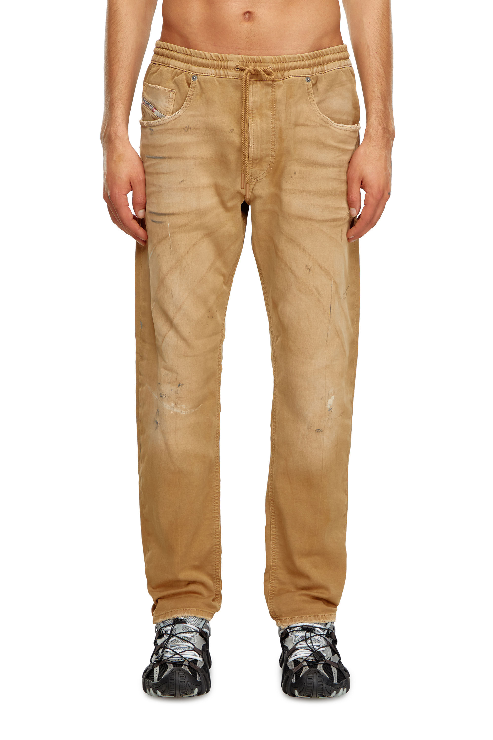 Diesel - Regular 2030 D-Krooley Joggjeans® 068LW Hombre, Marrón - 3