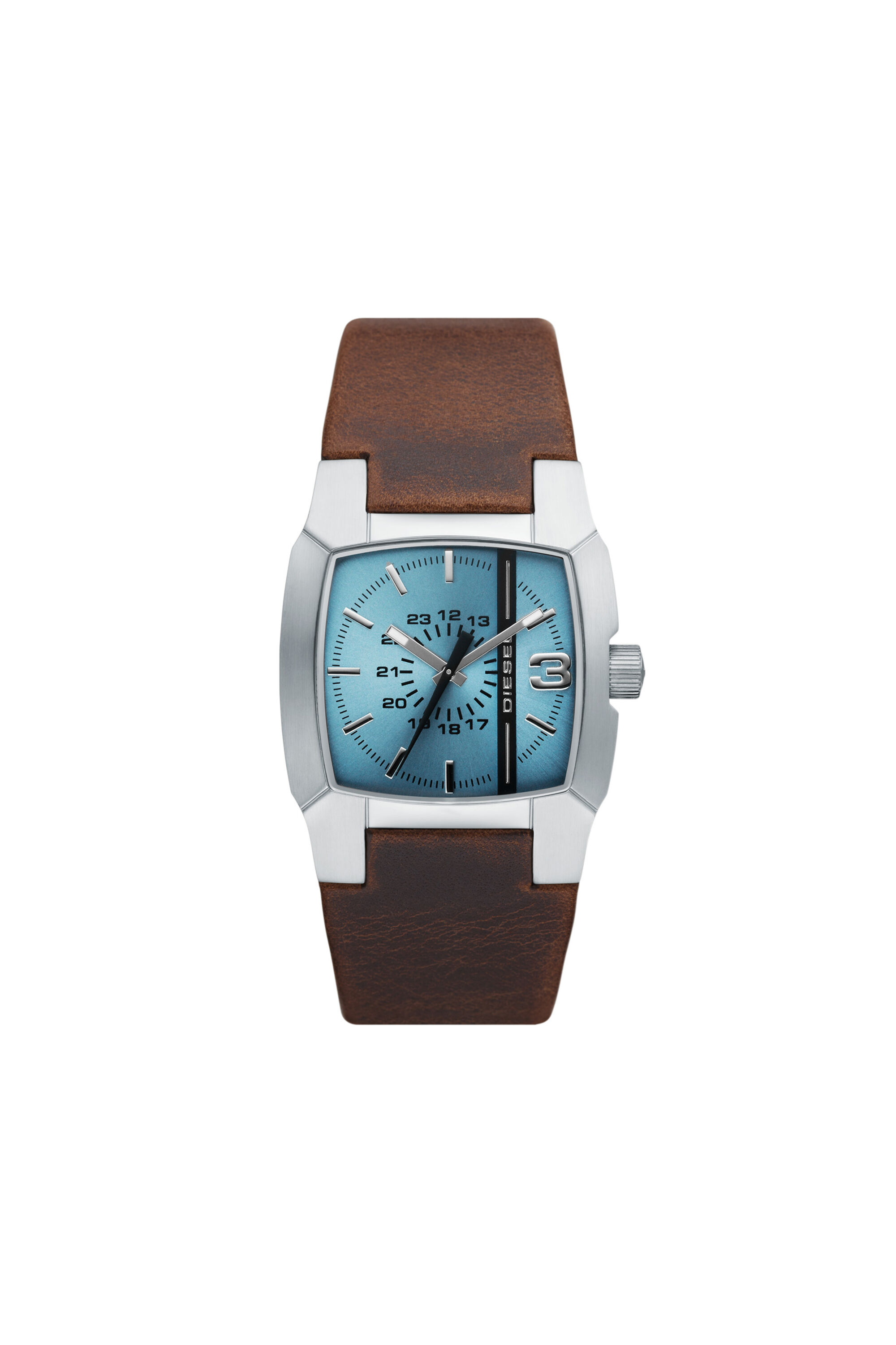 DZ1998: Cliffhanger Brown Leather Watch | Diesel
