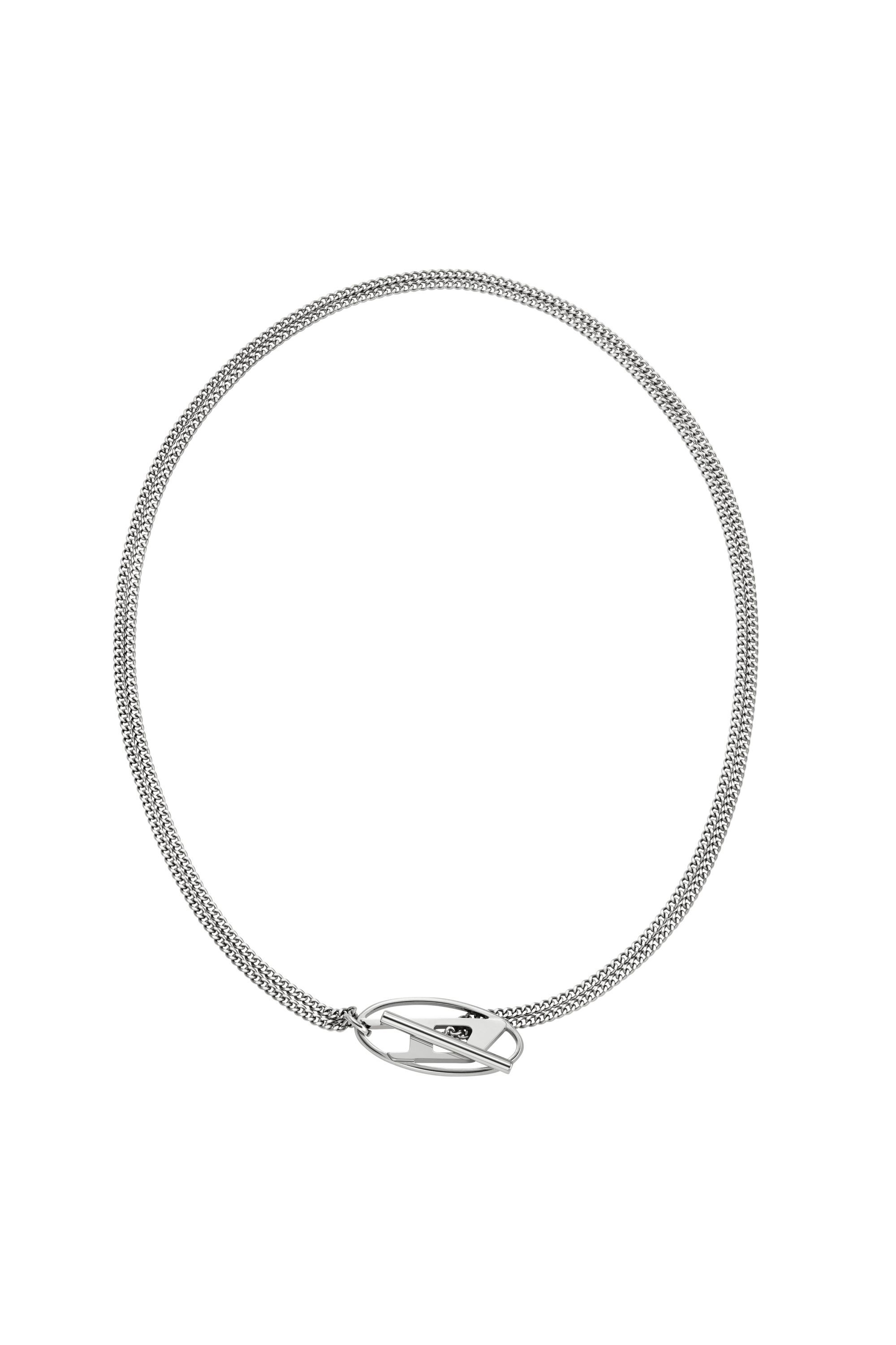 Diesel - DX1534040, Collar de cadena de acero inoxidable Unisex in Plateado - 1