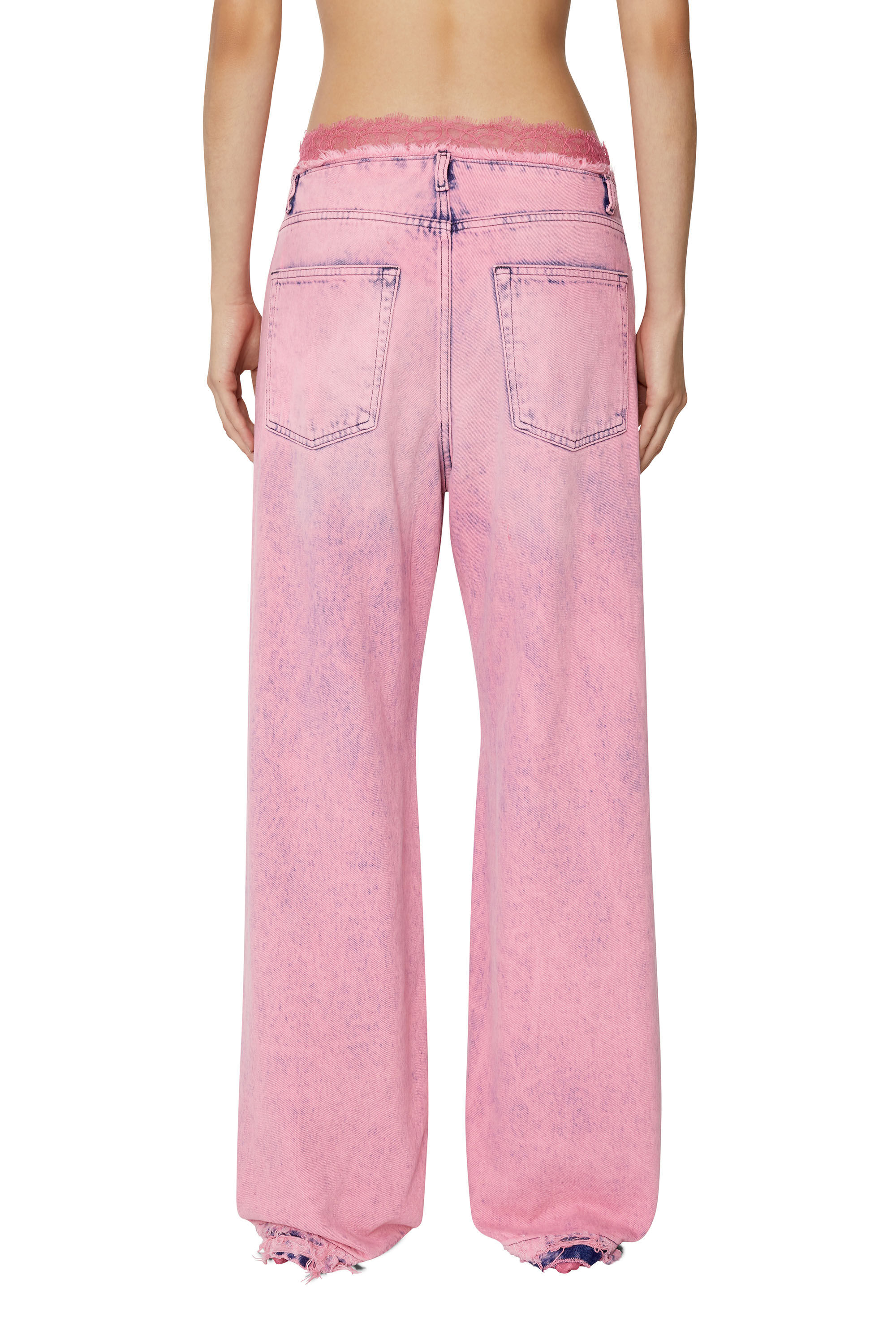Diesel - D-Sire 09F93 Straight Jeans, Pink - Image 5