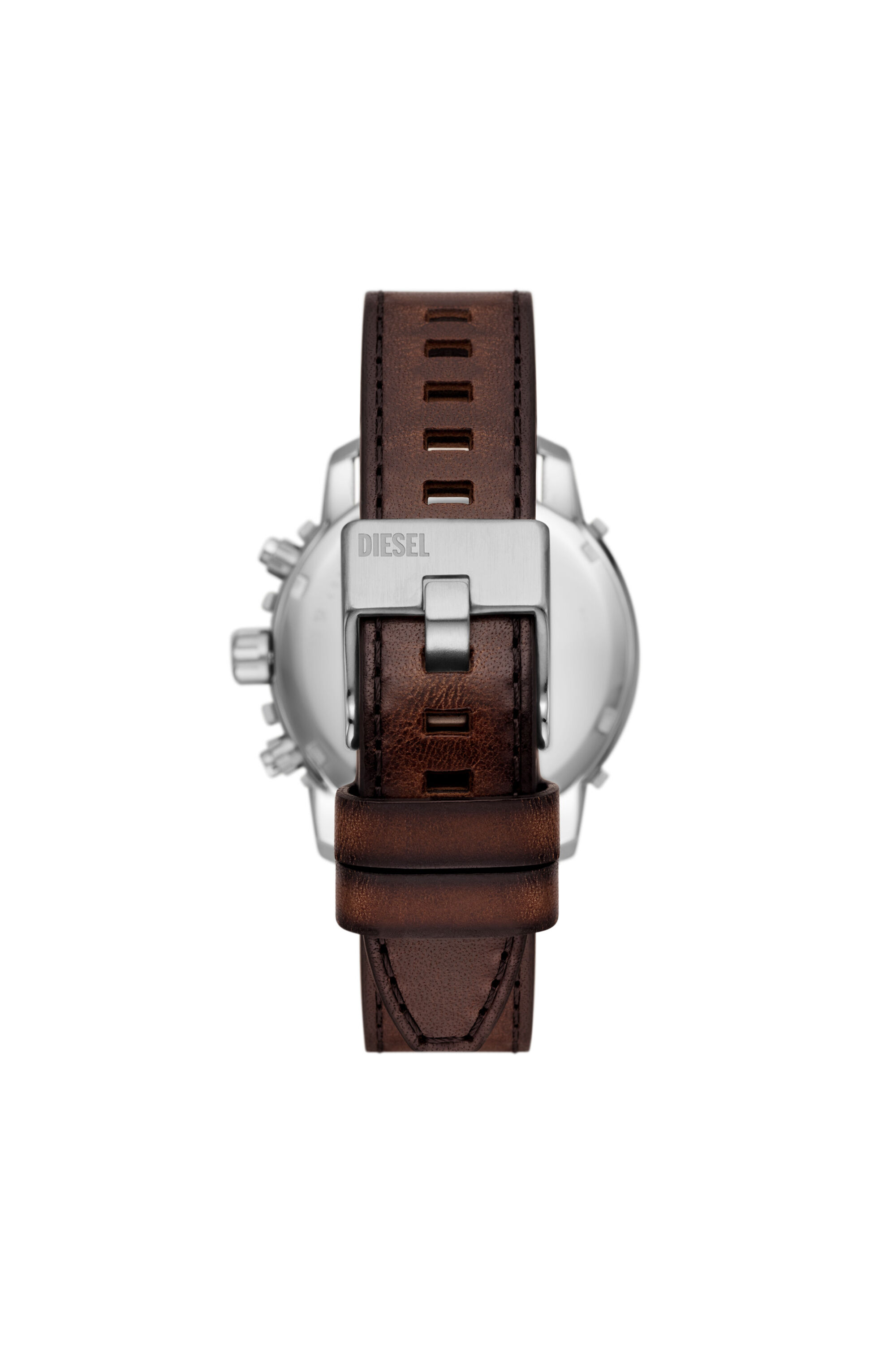 DZ4602: Griffed Chronograph Brown Leather Watch | Diesel DZ4602: Griffed Chronograph Brown Leather Watch | Diesel