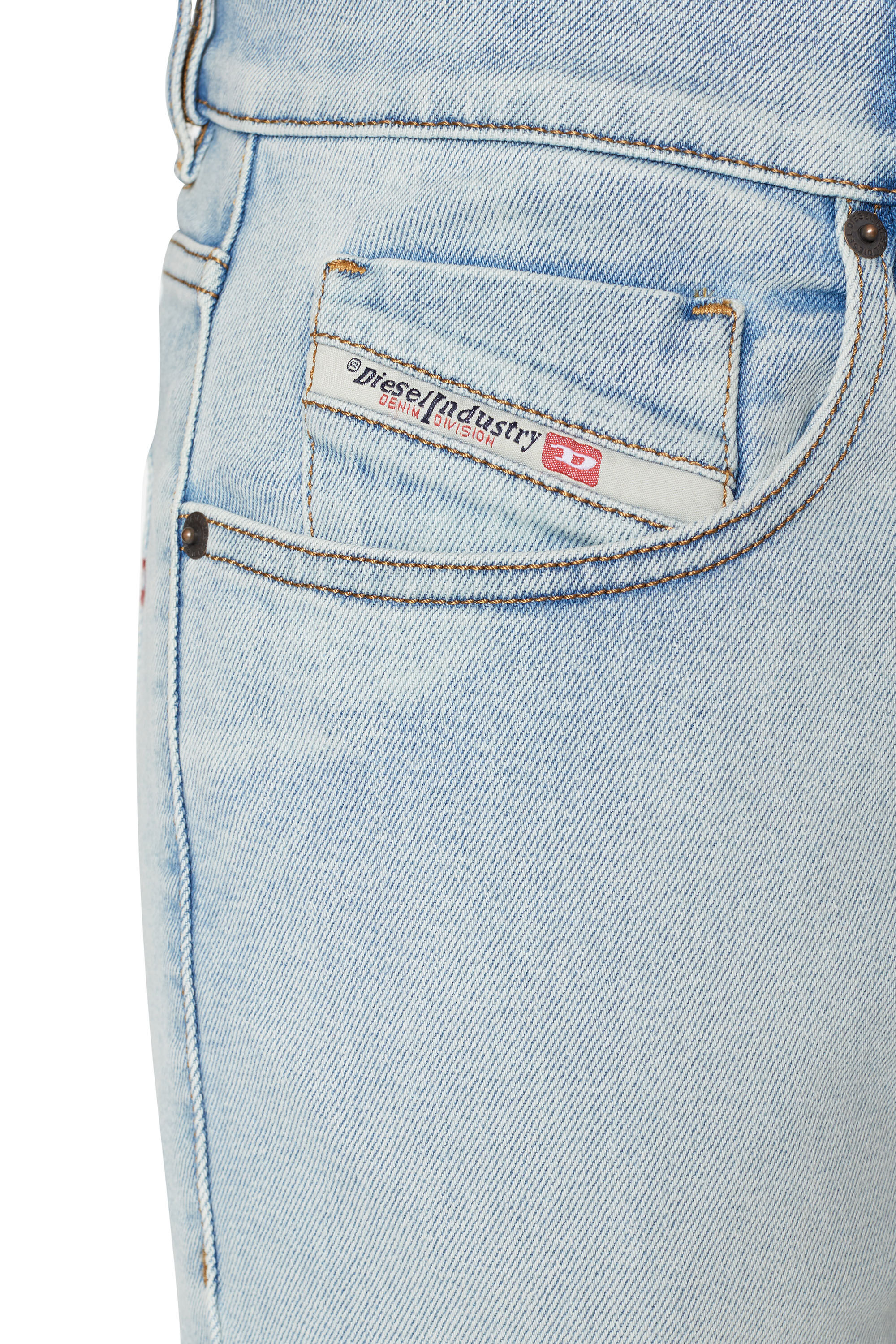 Diesel - Slim Jeans 2019 D-Strukt 09C08, Azul Claro - Image 7